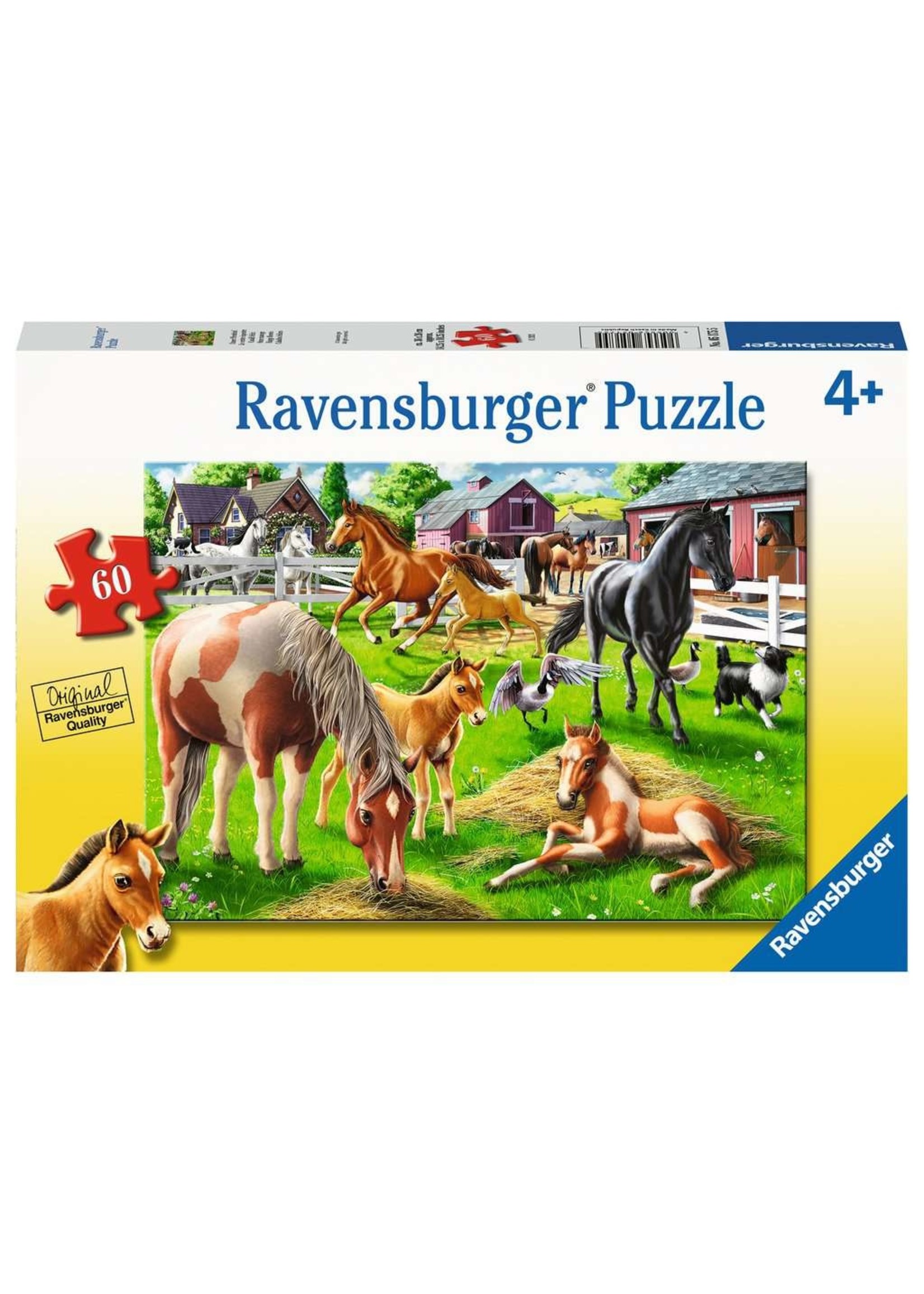 Ravensburger Happy Horses - 60 Piece Puzzle