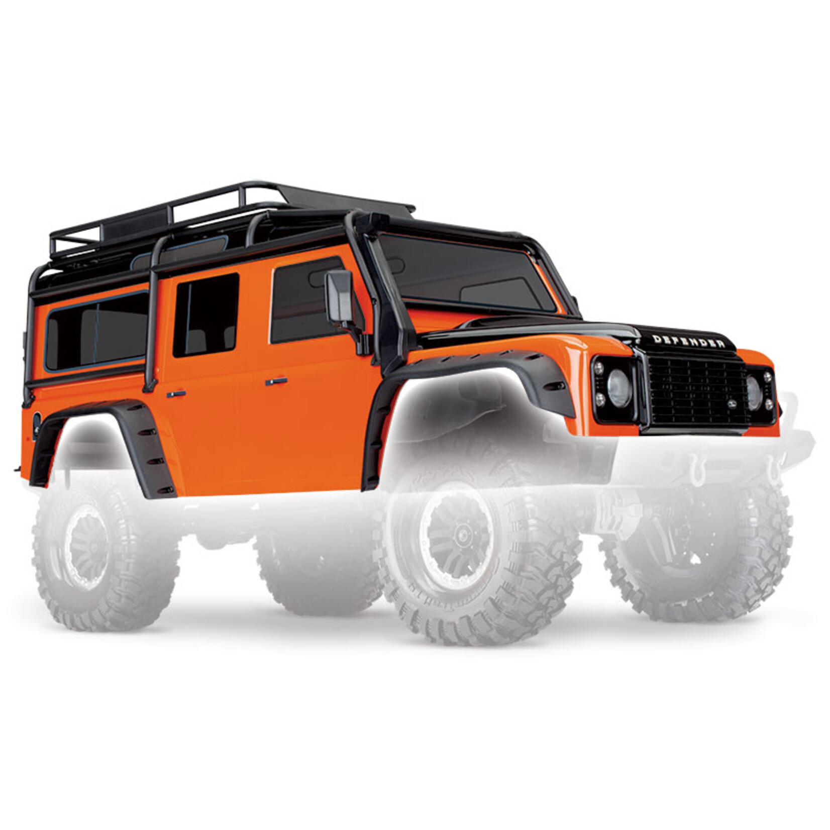 Traxxas 8011A - Adventure Edition Body for TRX-4 Defender - Orange