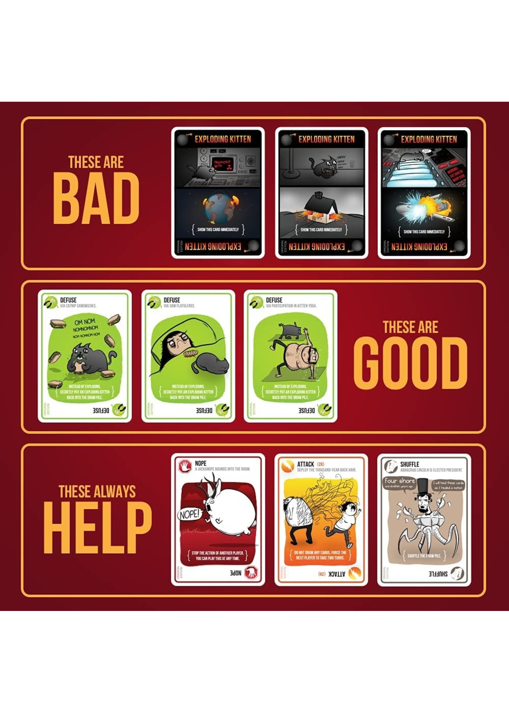 Exploding Kittens Card List Printable Cards Exploding Kittens Card List Printable Cards