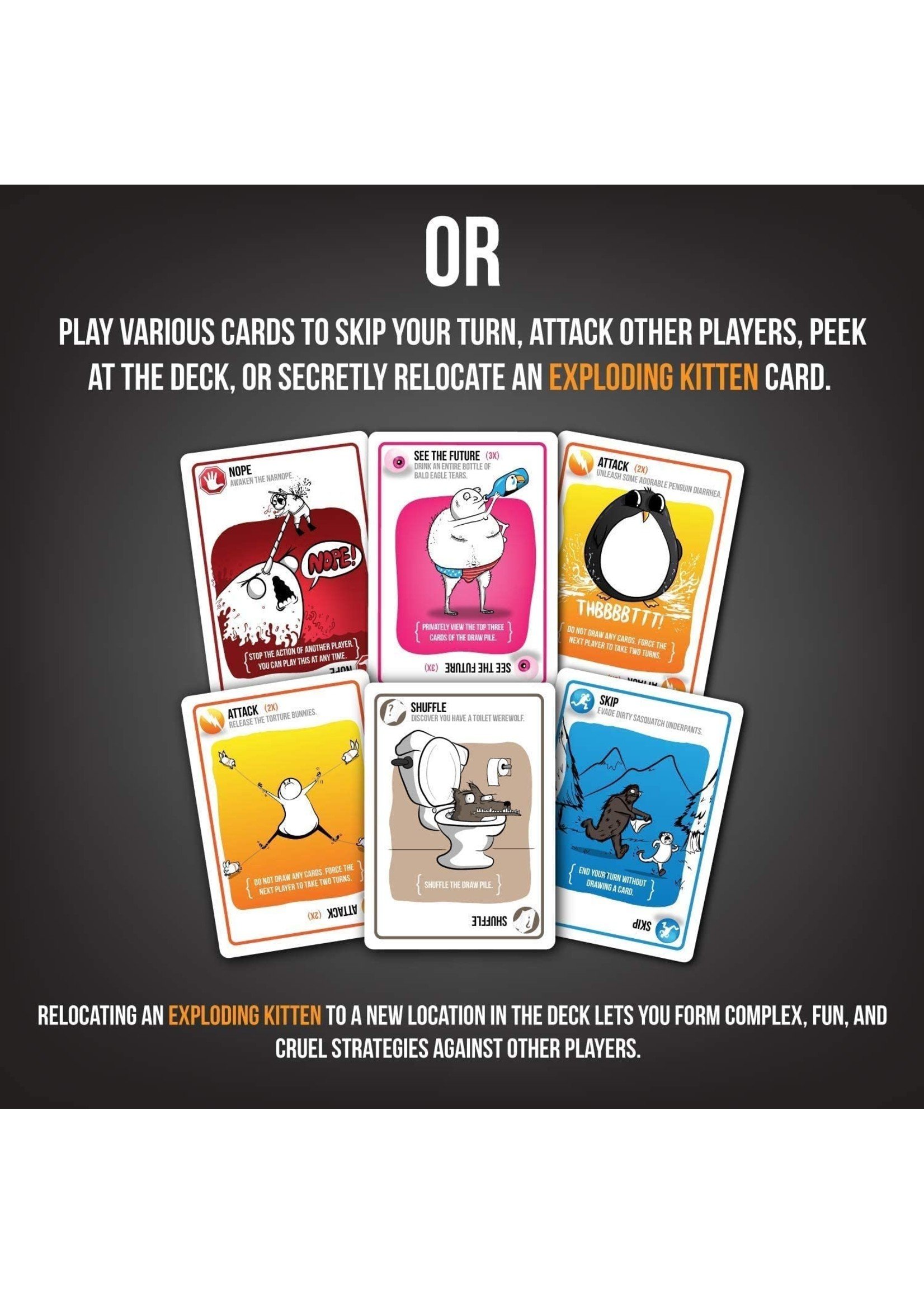 exploding kittens party pack vs original