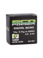 EcoPower ECP827 - 827 12g Digital Metal Gear Micro Servo - High Voltage