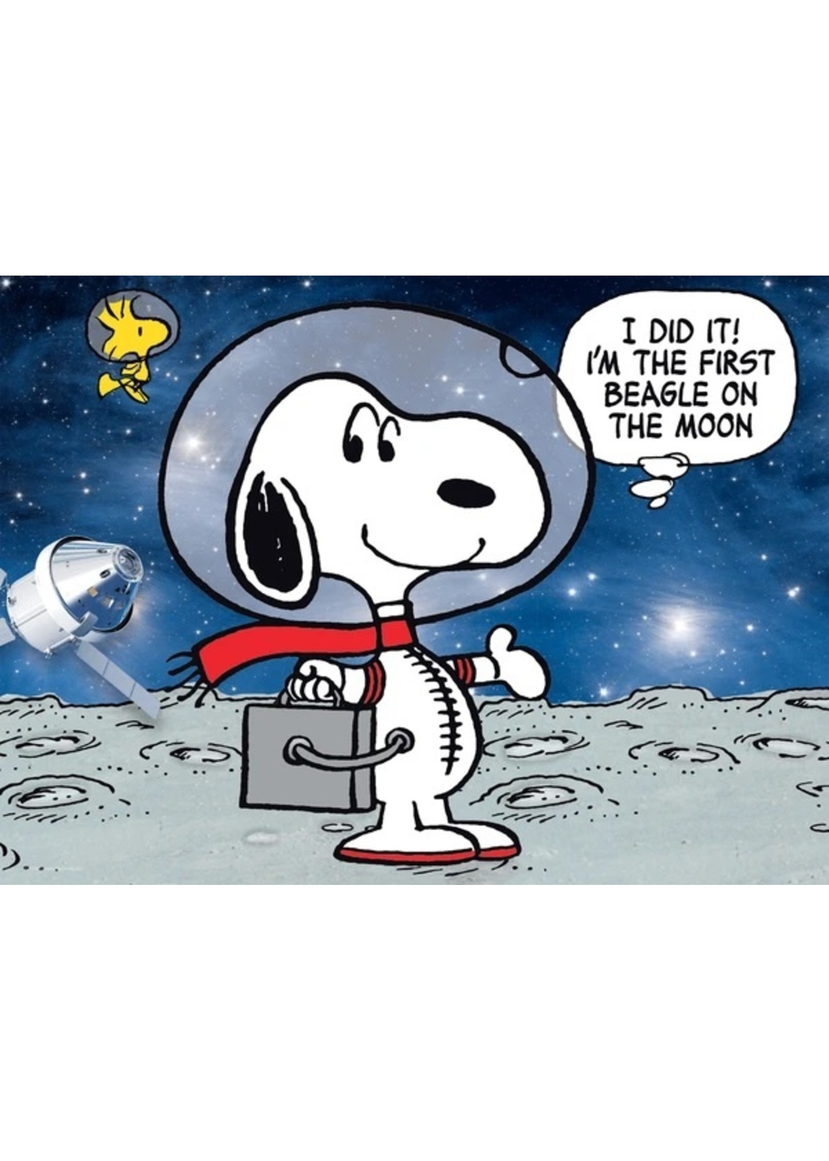 Ceaco Peanuts - Moon Beagle - 100 Piece Puzzle