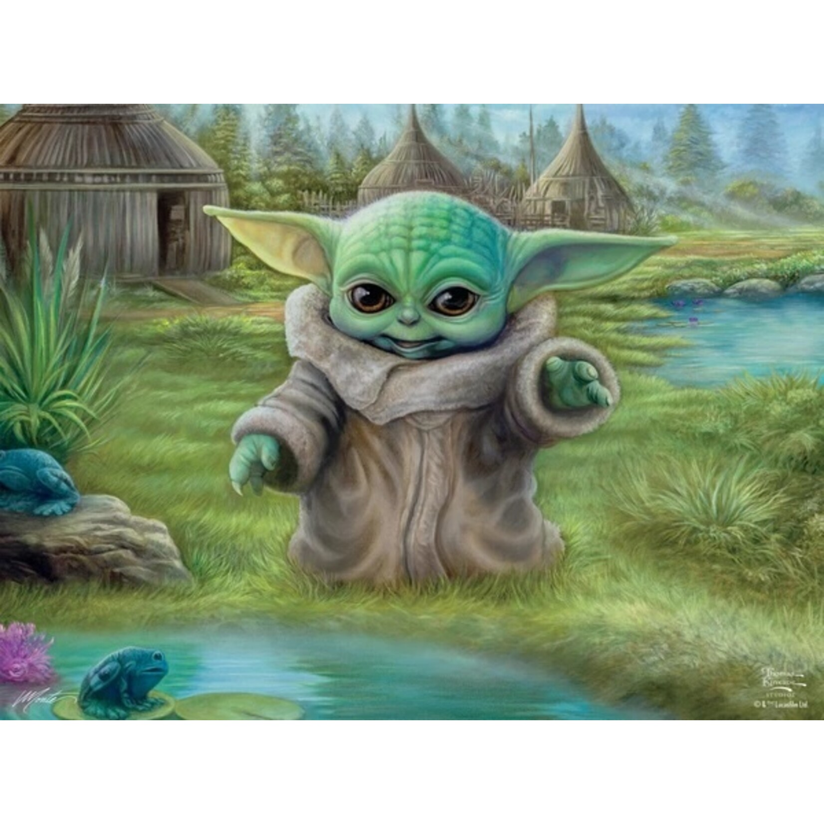 Ceaco Star Wars: The Mandalorian - Child's Play - 550 Piece Puzzle