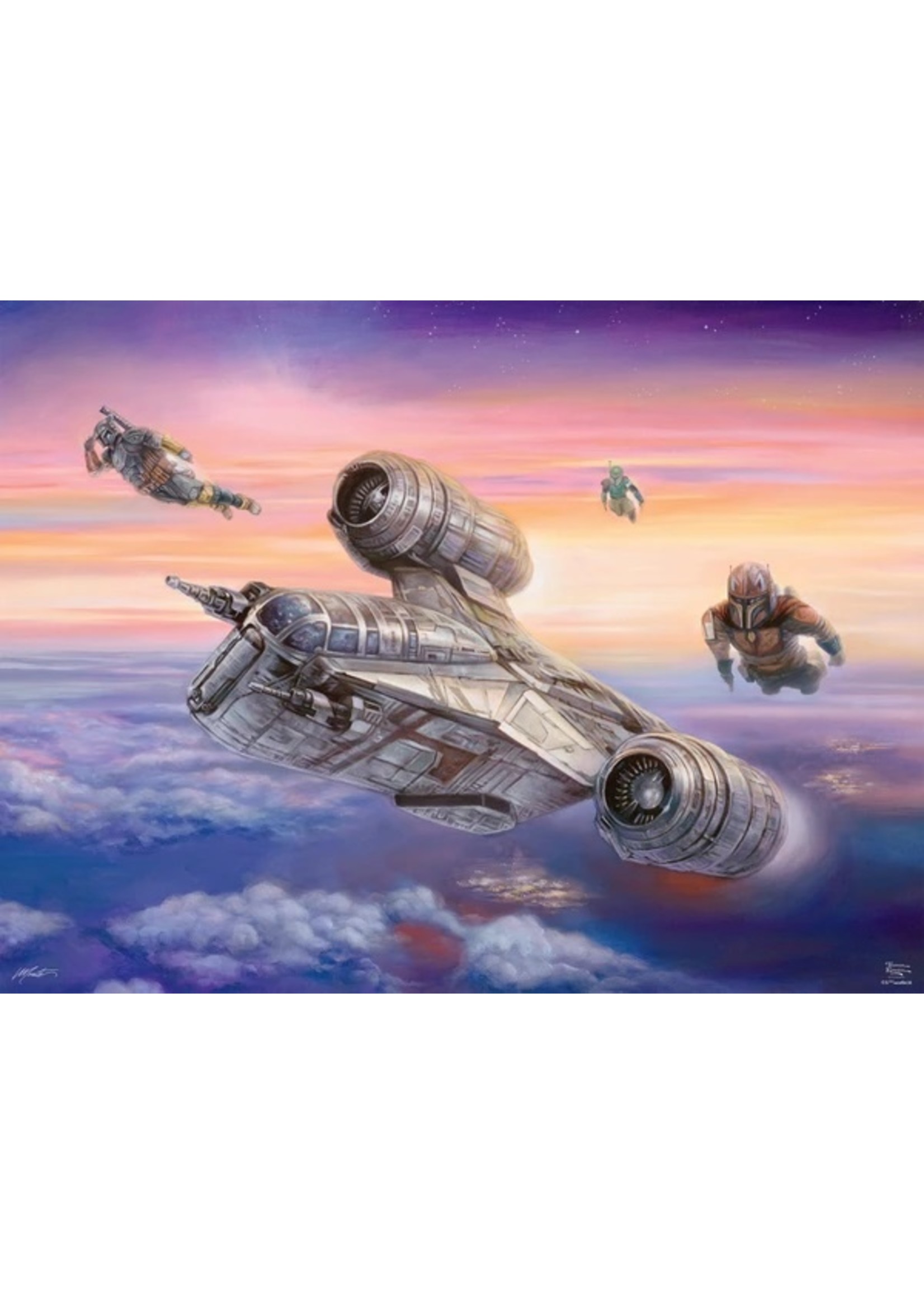 Ceaco Star Wars: The Mandalorian - The Escort - 550 Piece Puzzle