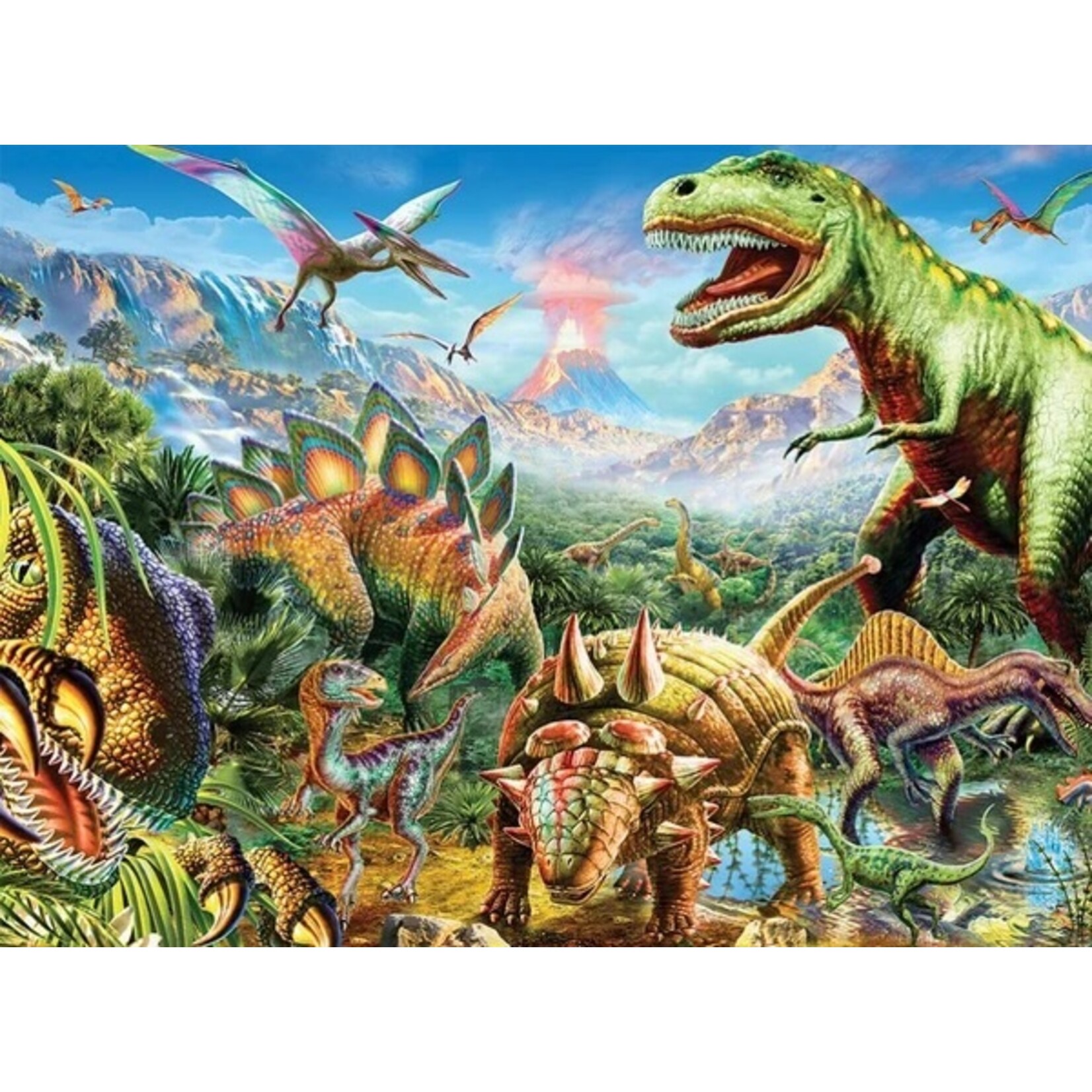 Ceaco Dino Party - 100 Piece Glow in the Dark Puzzle