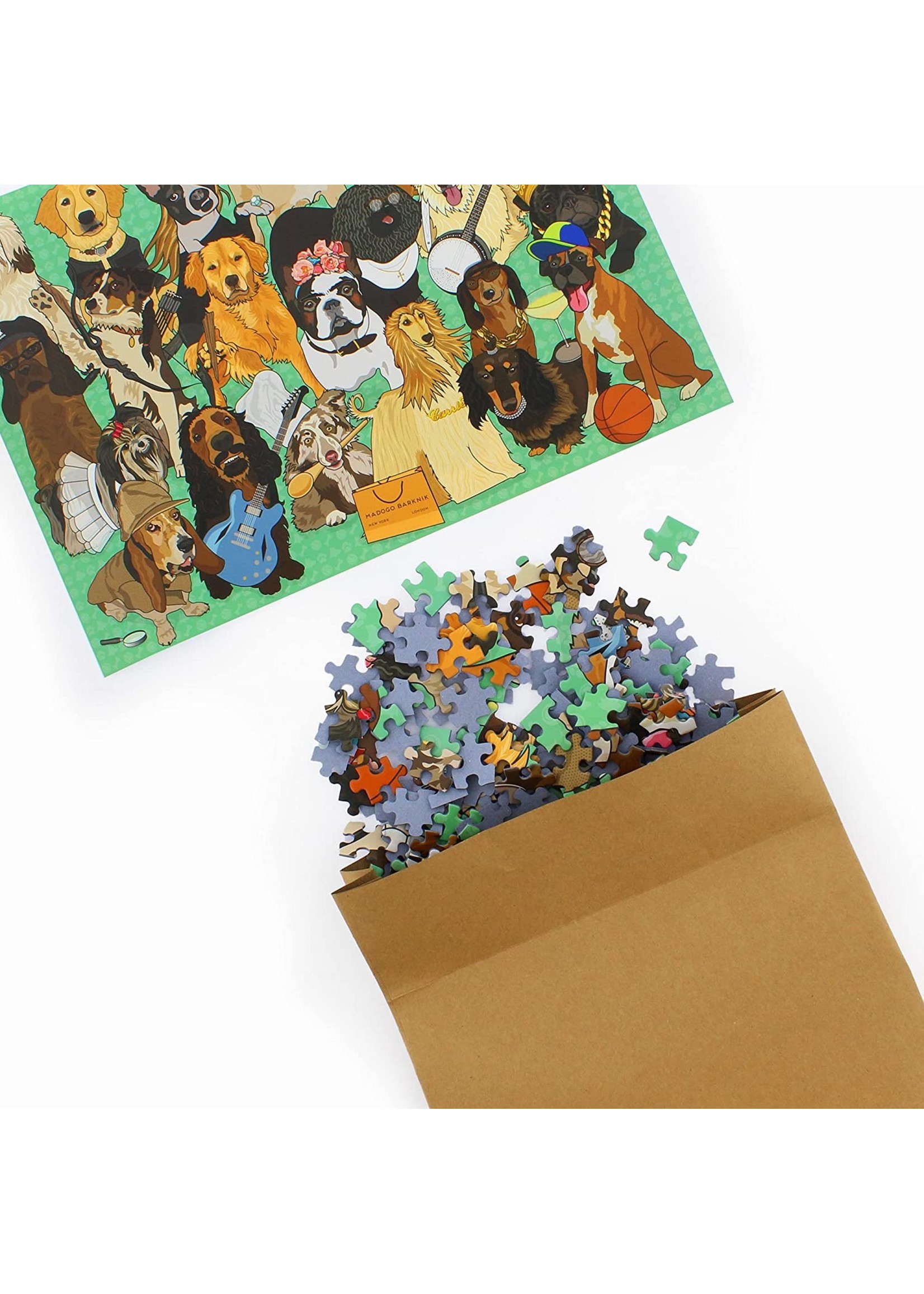 Paper Dogs 1000 Piece Puzzle