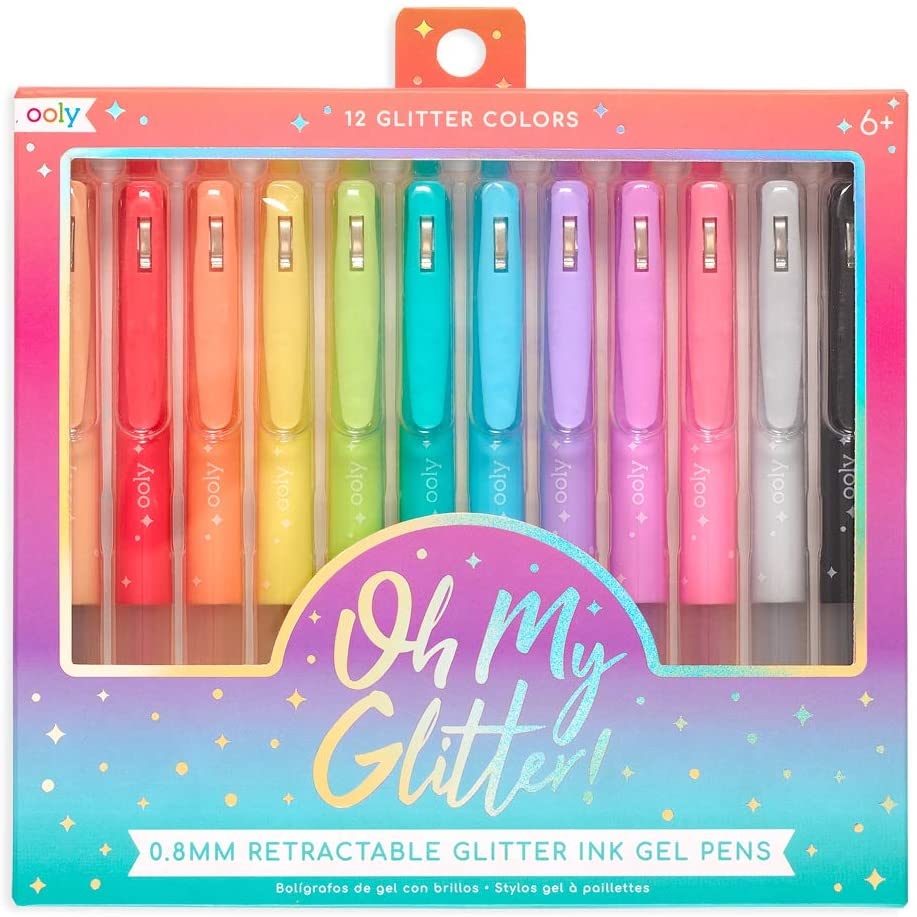 Ooly - Oh My Glitter! Gel Pens - 12pk - Hub Hobby