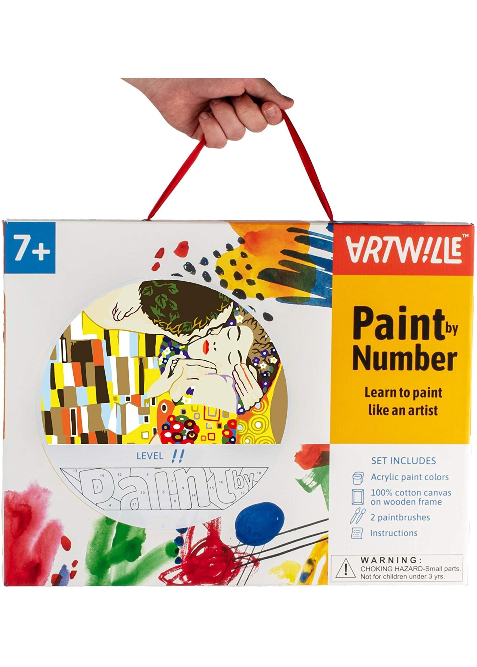 Wise Elk Artwille - Kiss (Modern) DIY Paint by Numbers