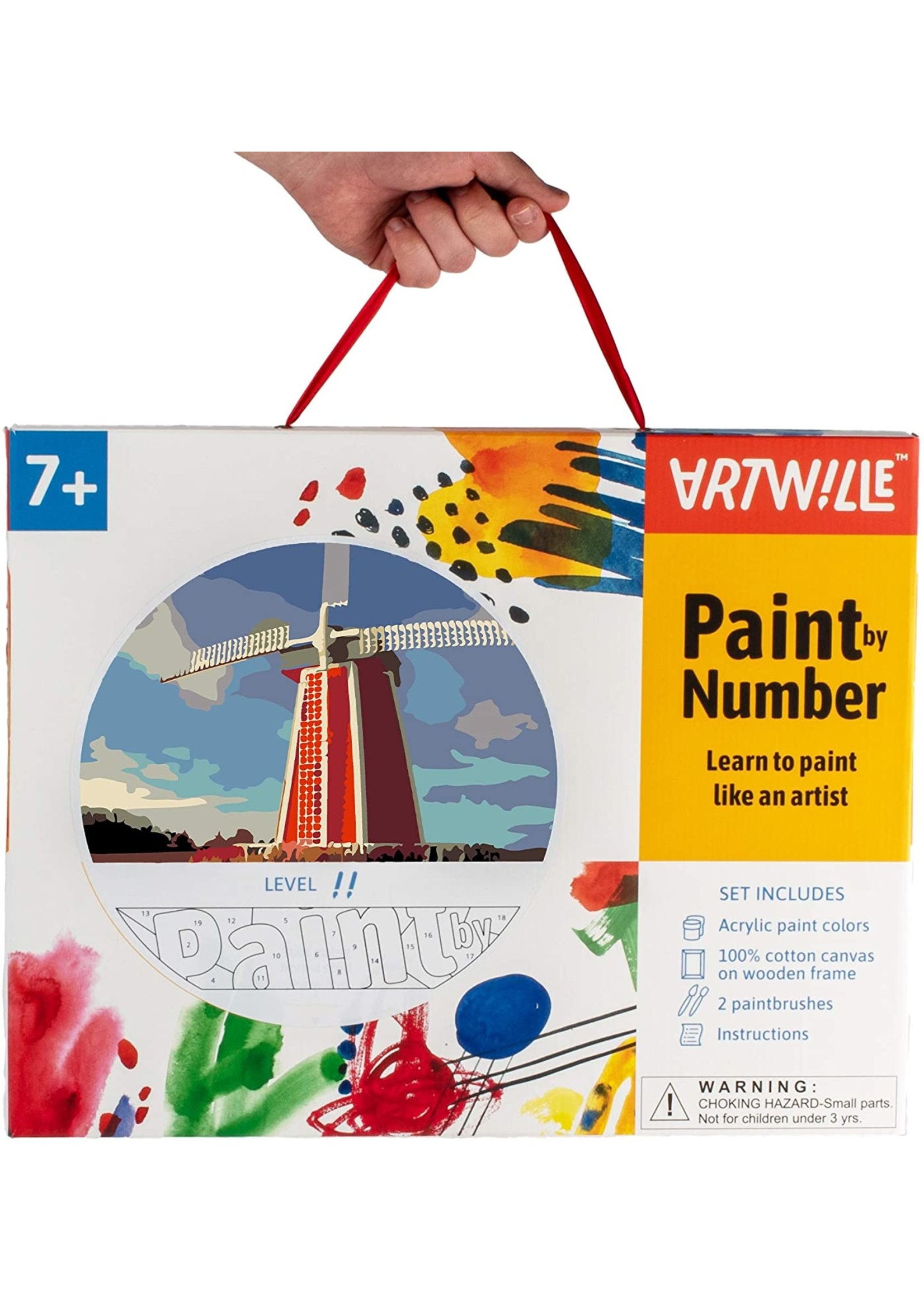 Wise Elk Artwille - Old Mill DIY Paint by Numbers