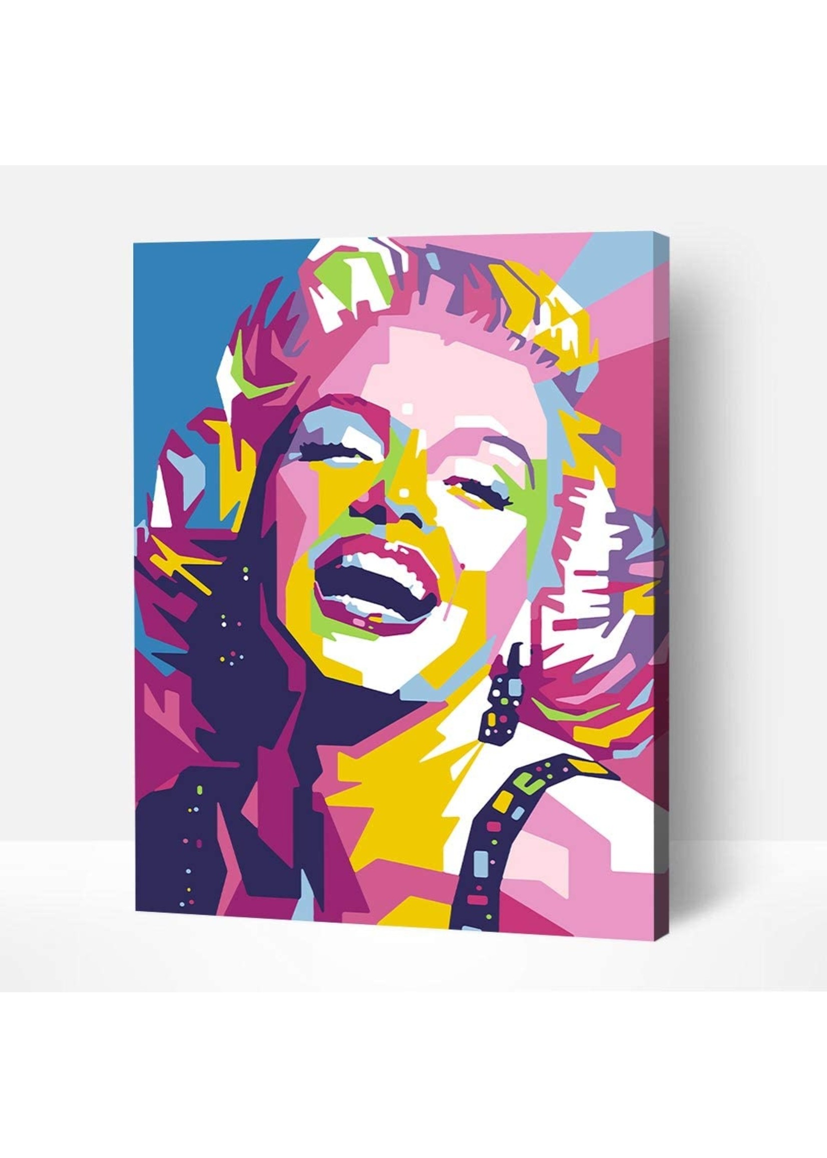 Marilyn Monroe Pop Art Paint By Numbers - PBN Canvas