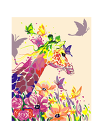 Wise Elk Artwille - Giraffe Dreamer DIY Paint by Numbers