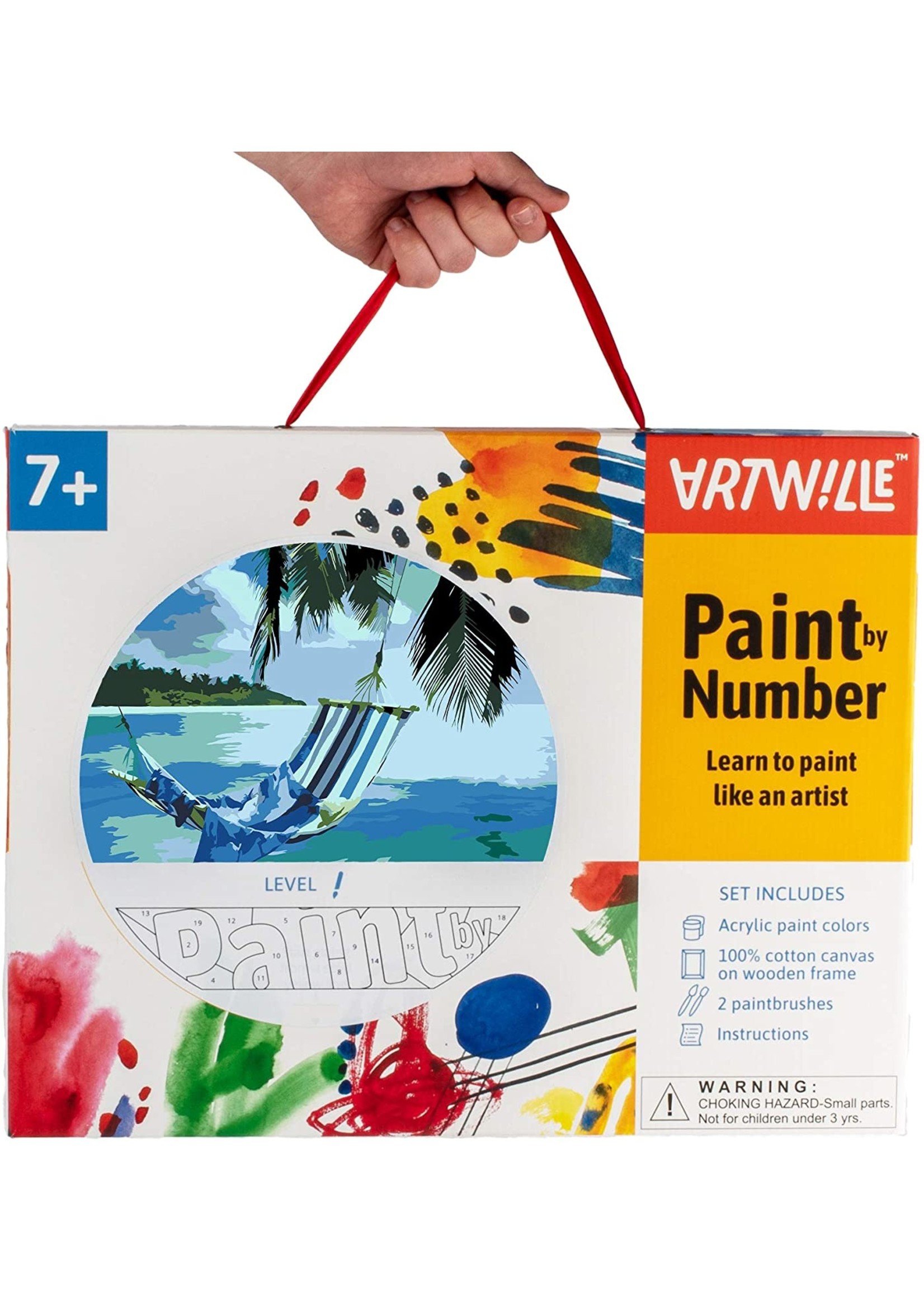 Wise Elk Artwille - Paradise Island DIY Paint by Numbers
