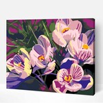 Wise Elk Artwille - Flowers (Purple) DIY Paint by Numbers