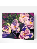 Wise Elk Artwille - Flowers (Purple) DIY Paint by Numbers