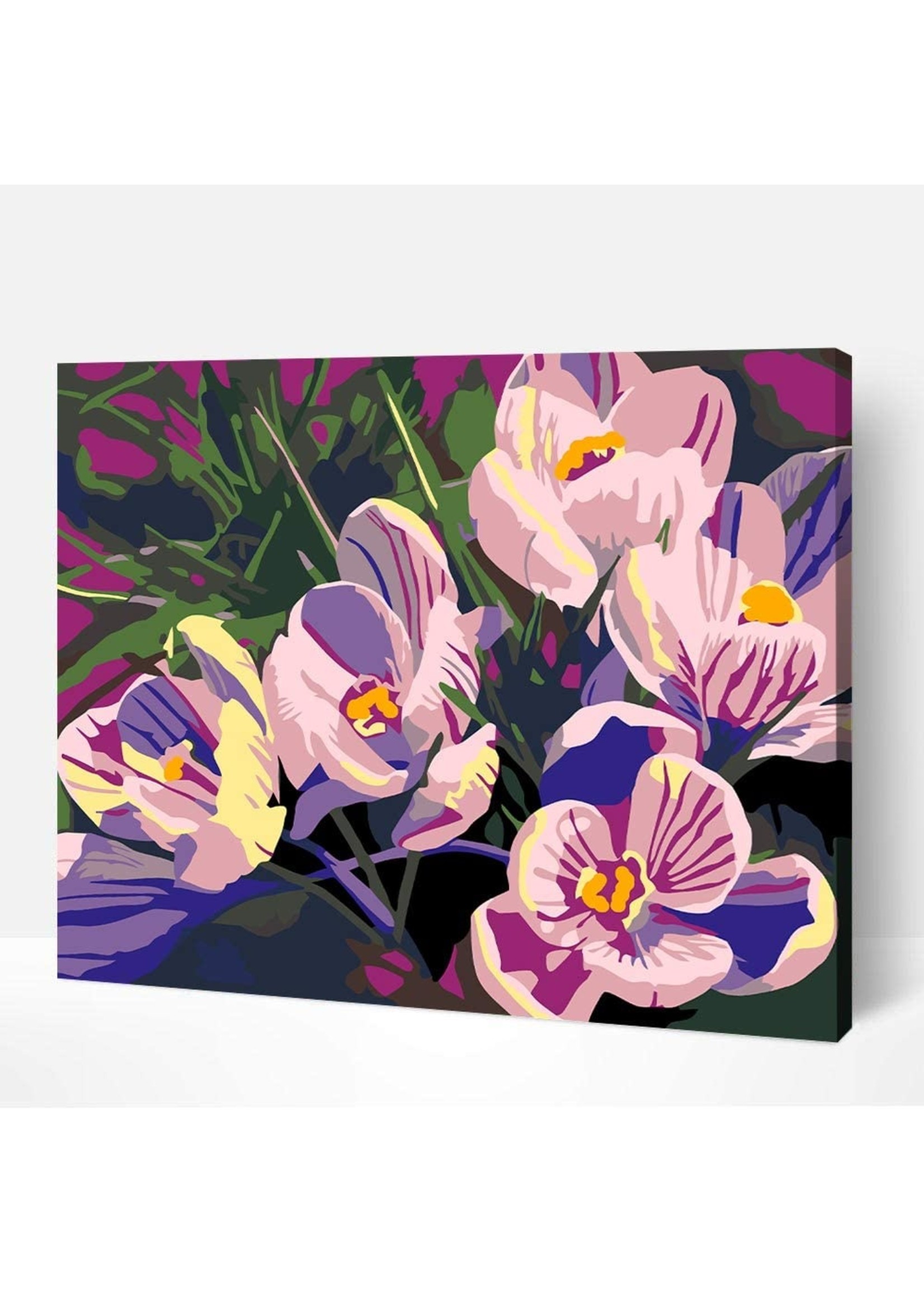 Wise Elk Artwille - Flowers (Purple) DIY Paint by Numbers