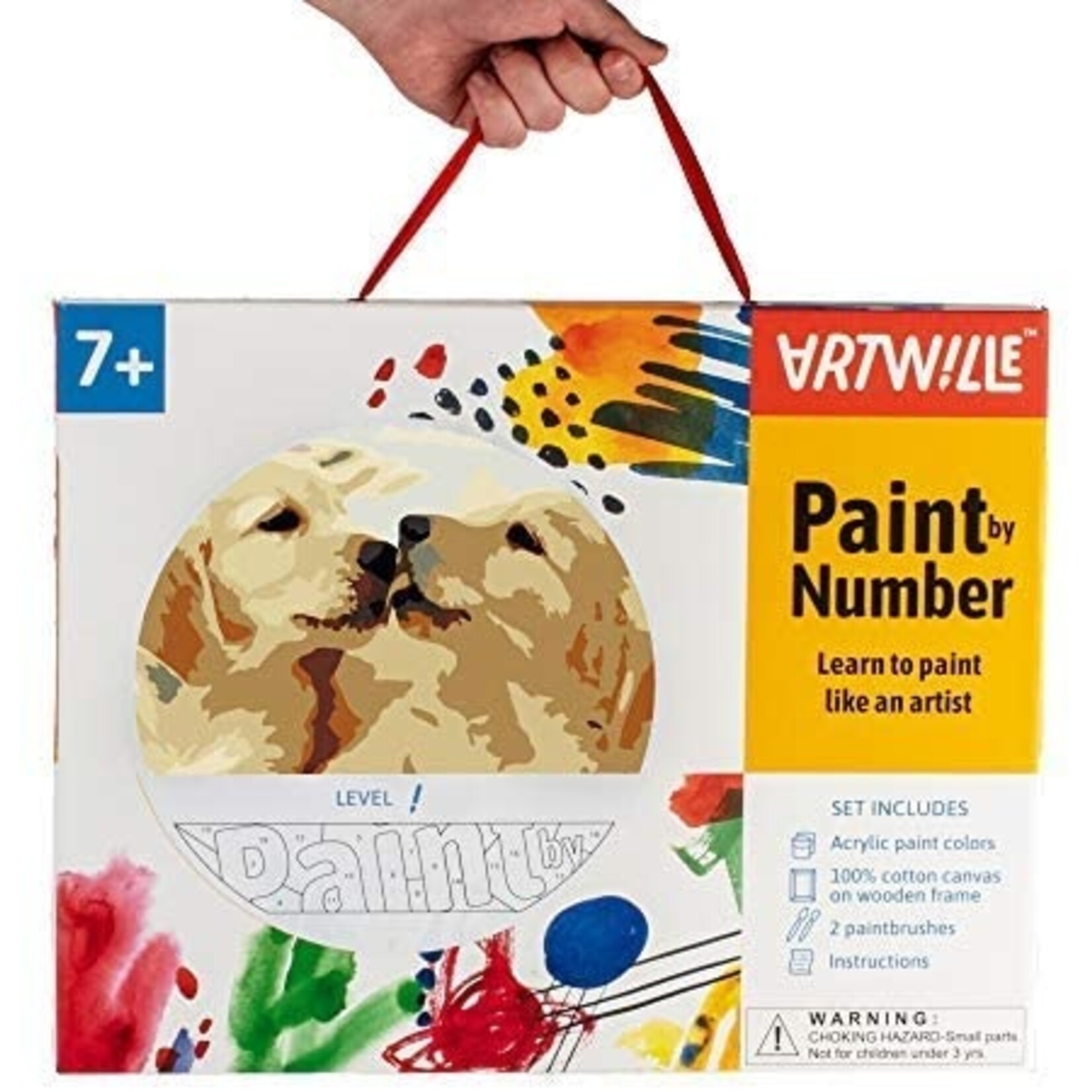Wise Elk Artwille - Yellow Labs DIY Paint by Numbers