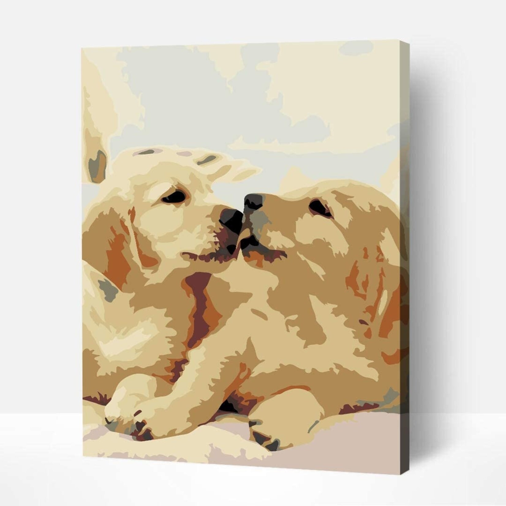 Wise Elk Artwille - Yellow Labs DIY Paint by Numbers