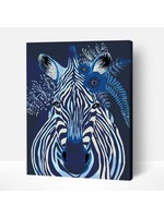 Wise Elk Artwille - Pop Art (Zebra Face) DIY Paint by Numbers