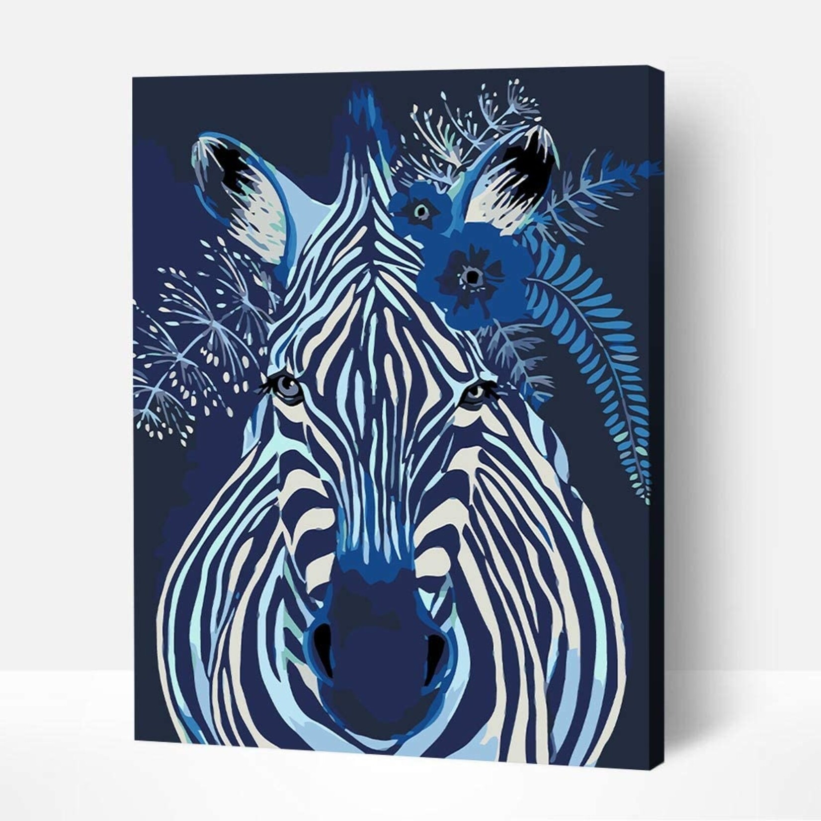 Wise Elk Artwille - Pop Art (Zebra Face) DIY Paint by Numbers