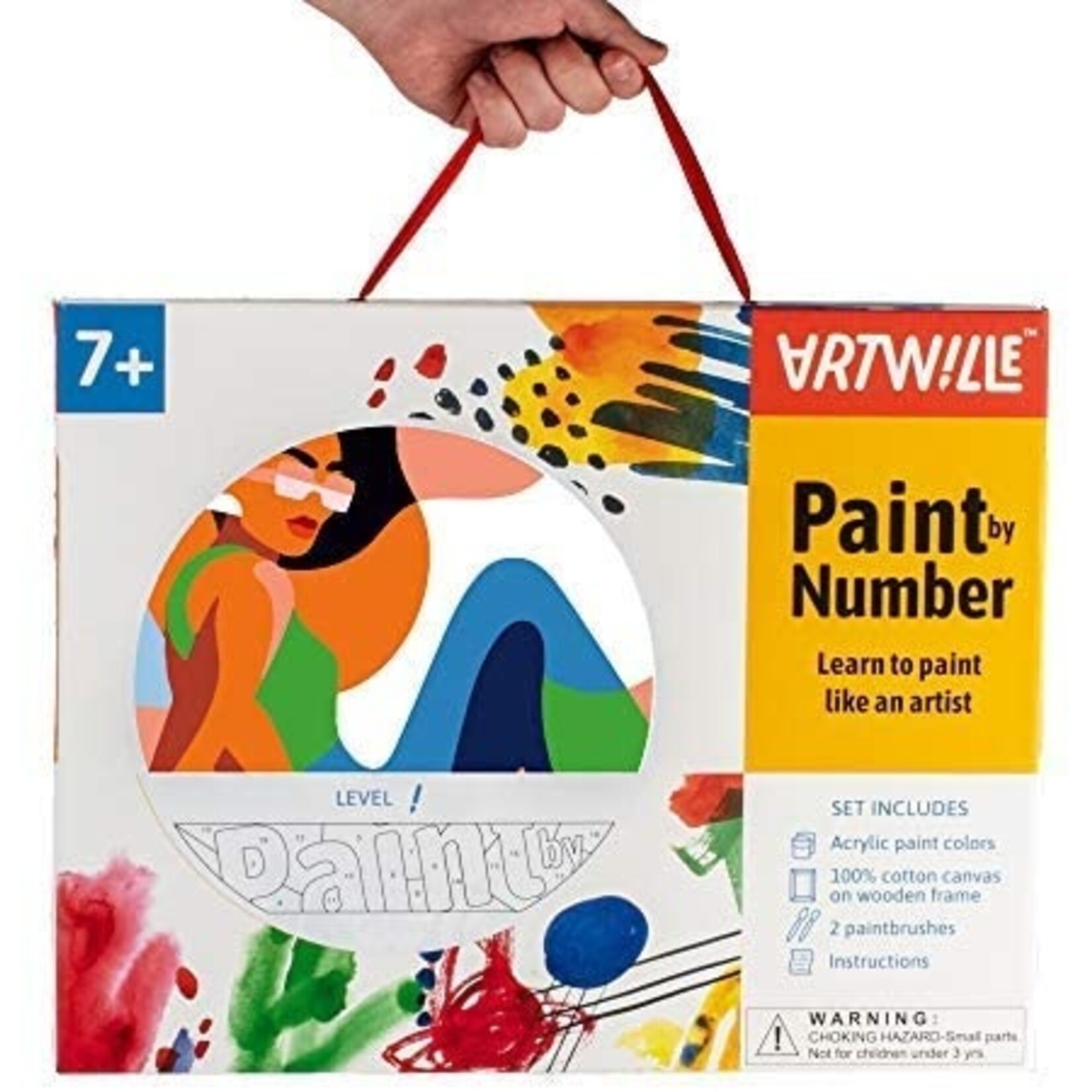 Wise Elk Artwille - Pop Art (Woman Reclined) DIY Paint by Numbers
