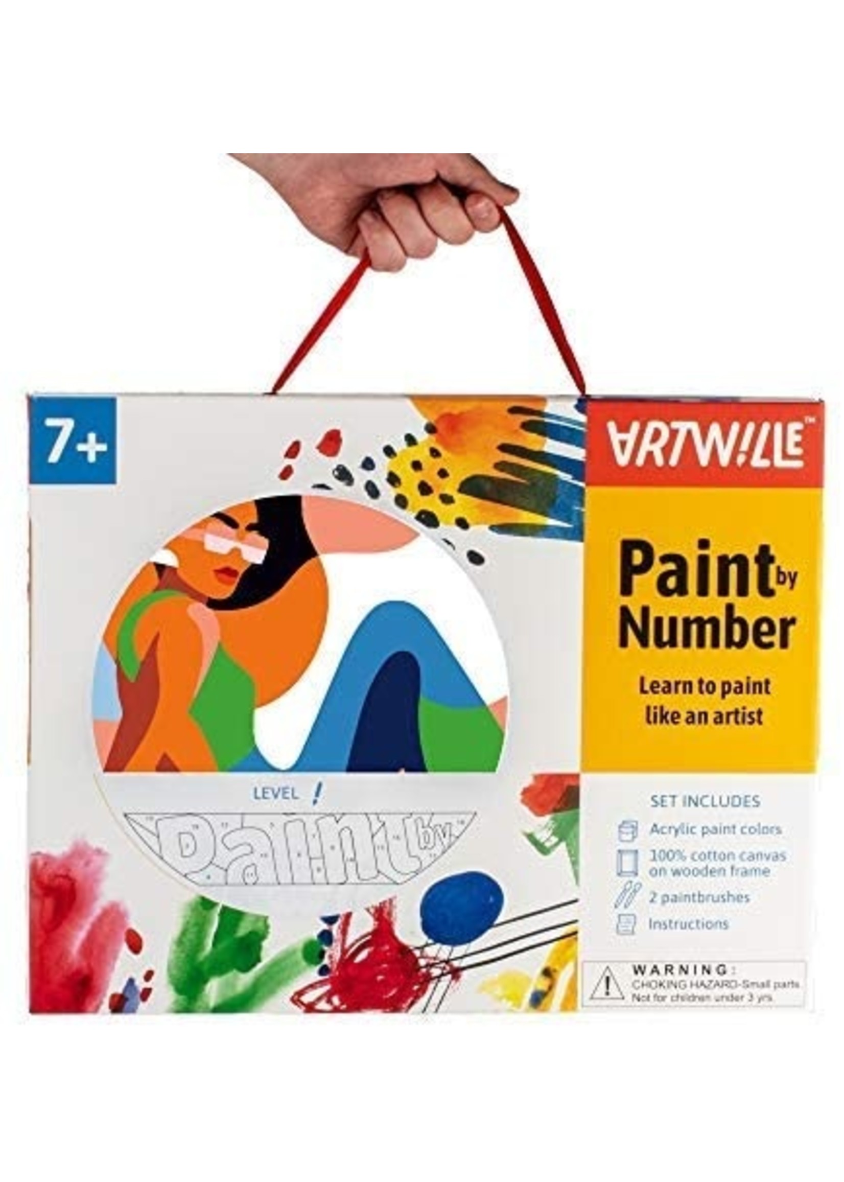 Wise Elk Artwille - Pop Art (Woman Reclined) DIY Paint by Numbers