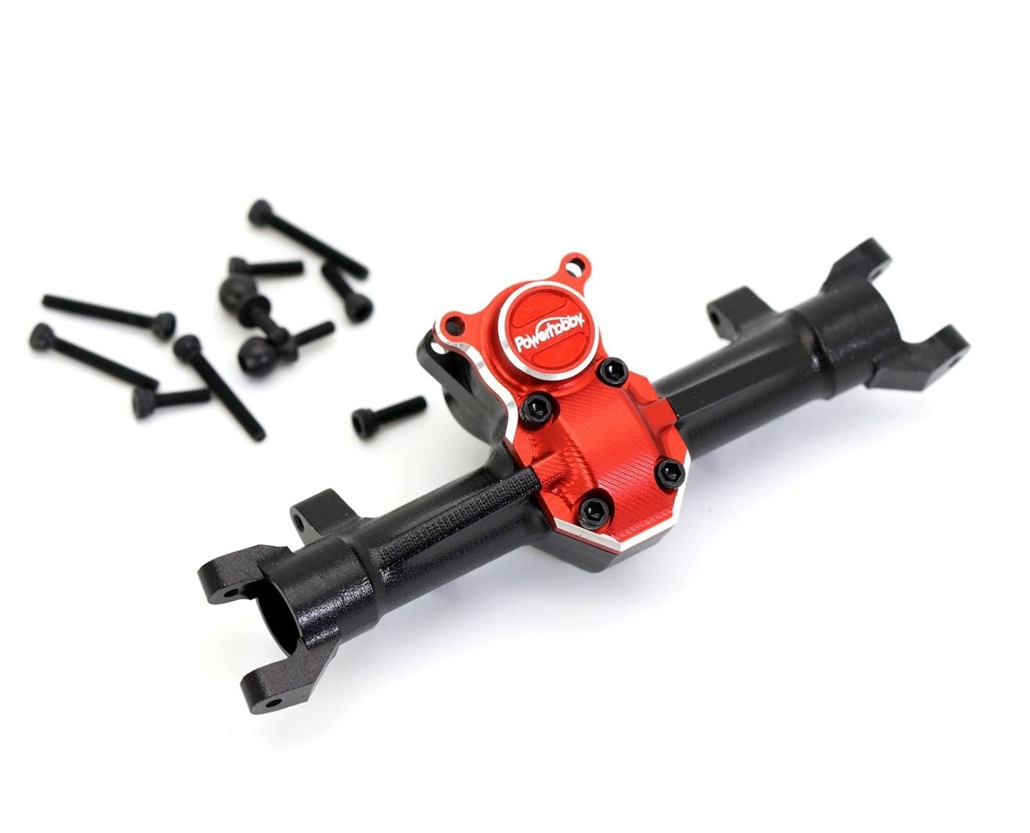 PHBPHSCX2402 - SCX24 Alumiunum Front Axle Diff Housing w/ Worm Gear Cover