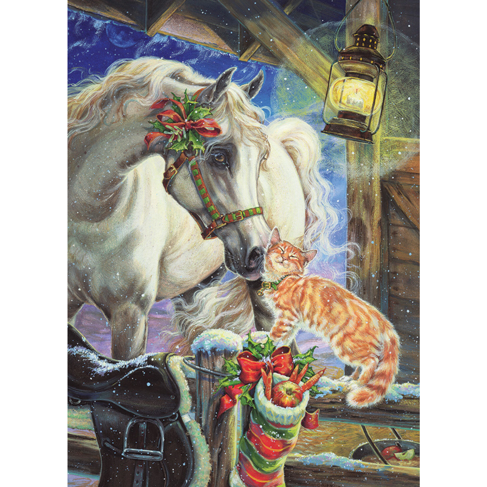 Cobble Hill Season's Greetings - 350 Piece Puzzle