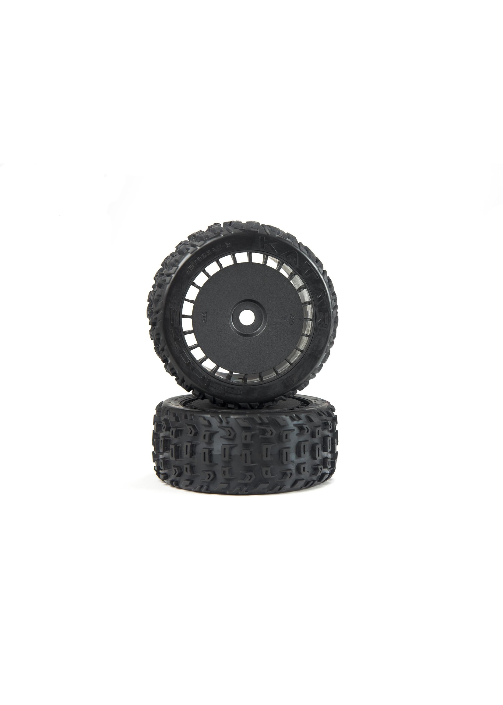 Arrma ARA550097 - dBoots Katar T Belted 6S Tire Set Glued - Black (2)
