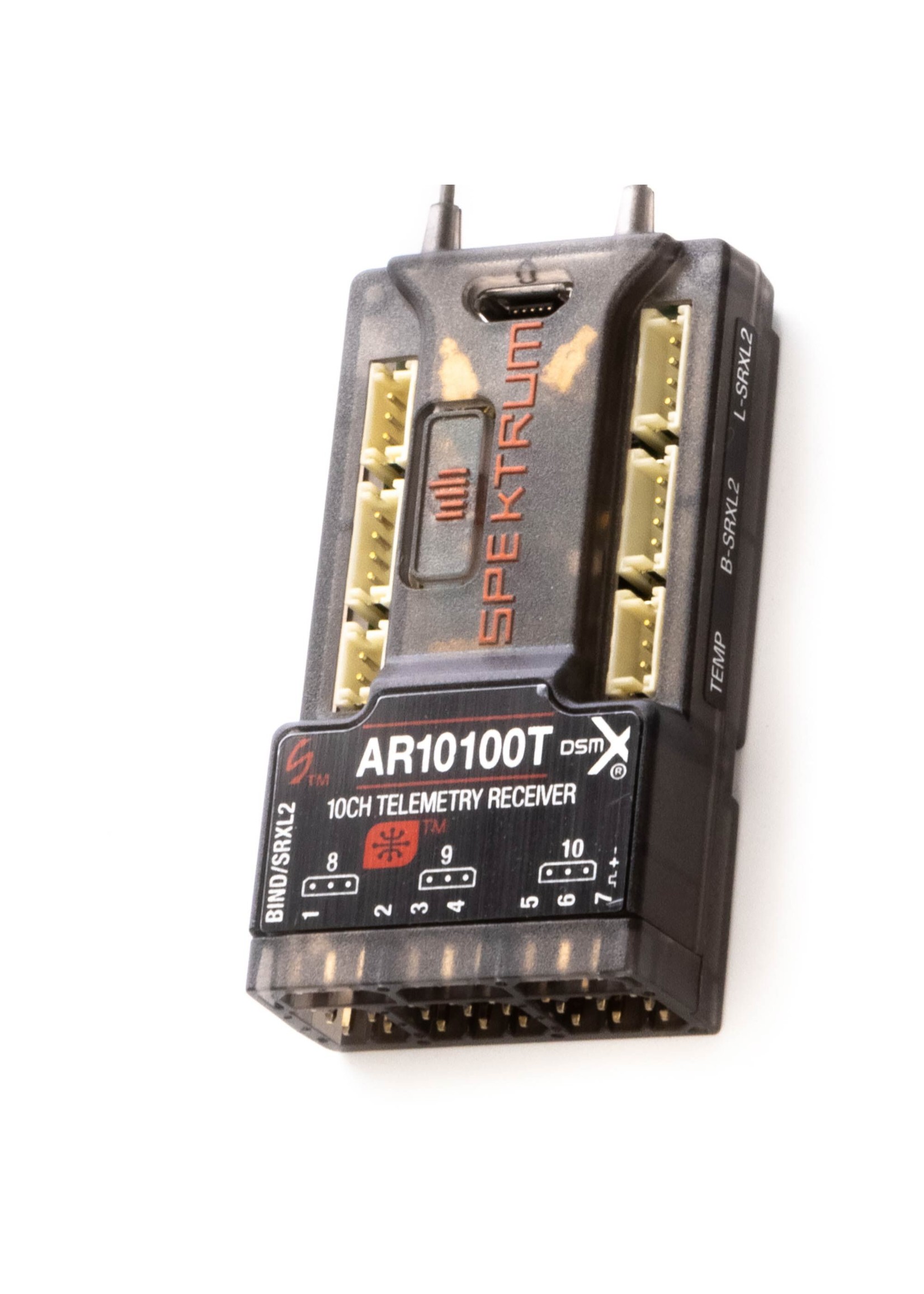 Spektrum AR10100T - DSMX 10-Channel Telemetry Receiver