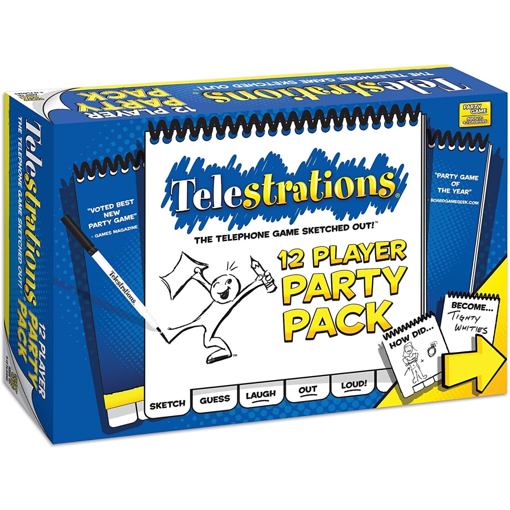USAopoly Telestrations - 12 Player Party Pack