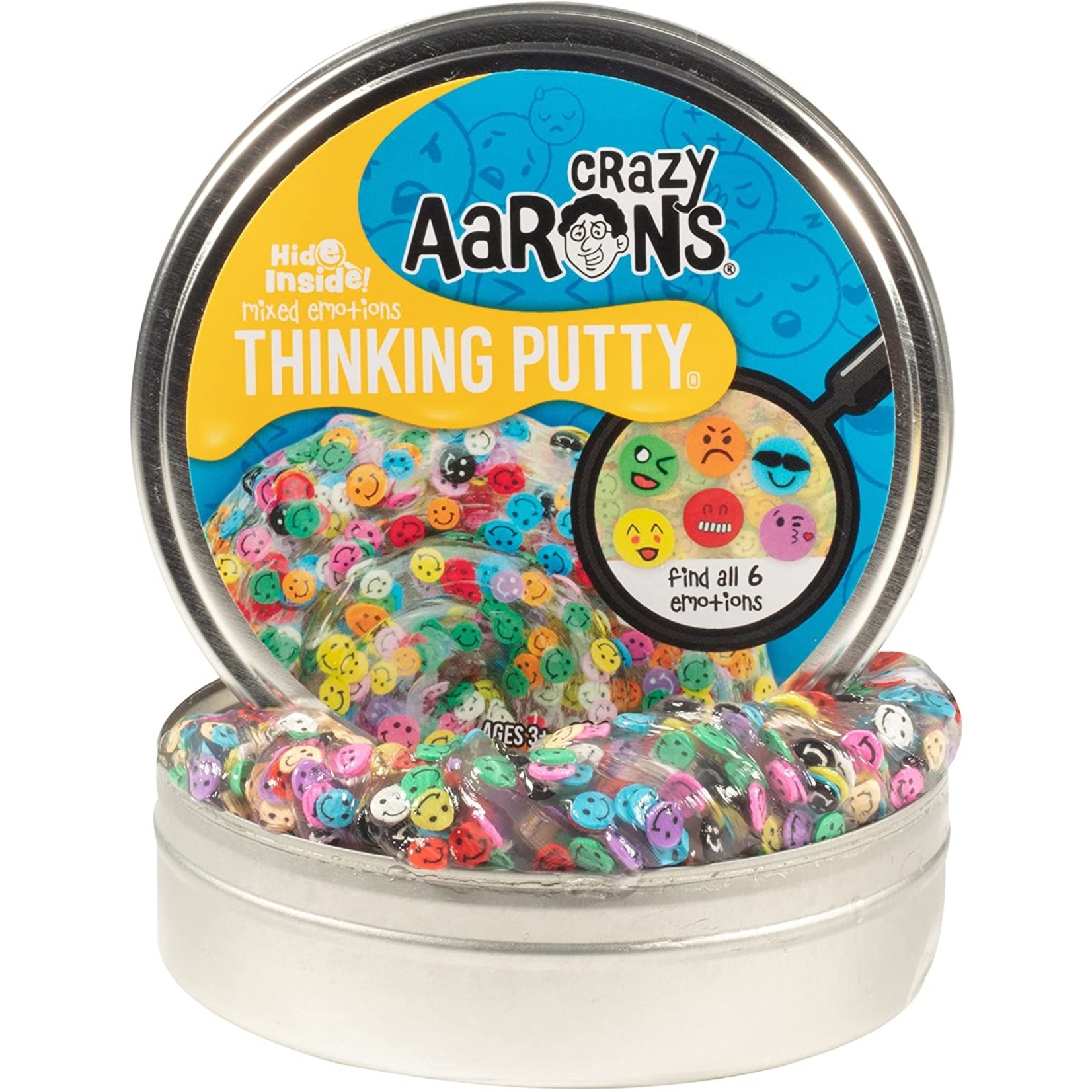 Crazy Aarons 3.2oz - Hide Inside Mixed Emotions Thinking Putty