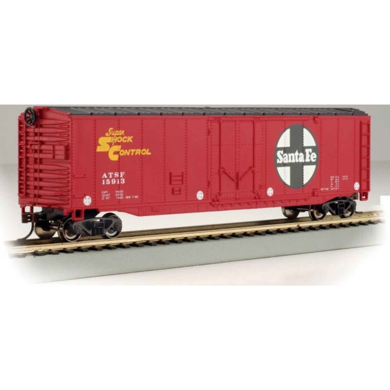Bachmann 18002 - HO Atchison, Topeka & Sante Fe 50' Plug-Door Boxcar