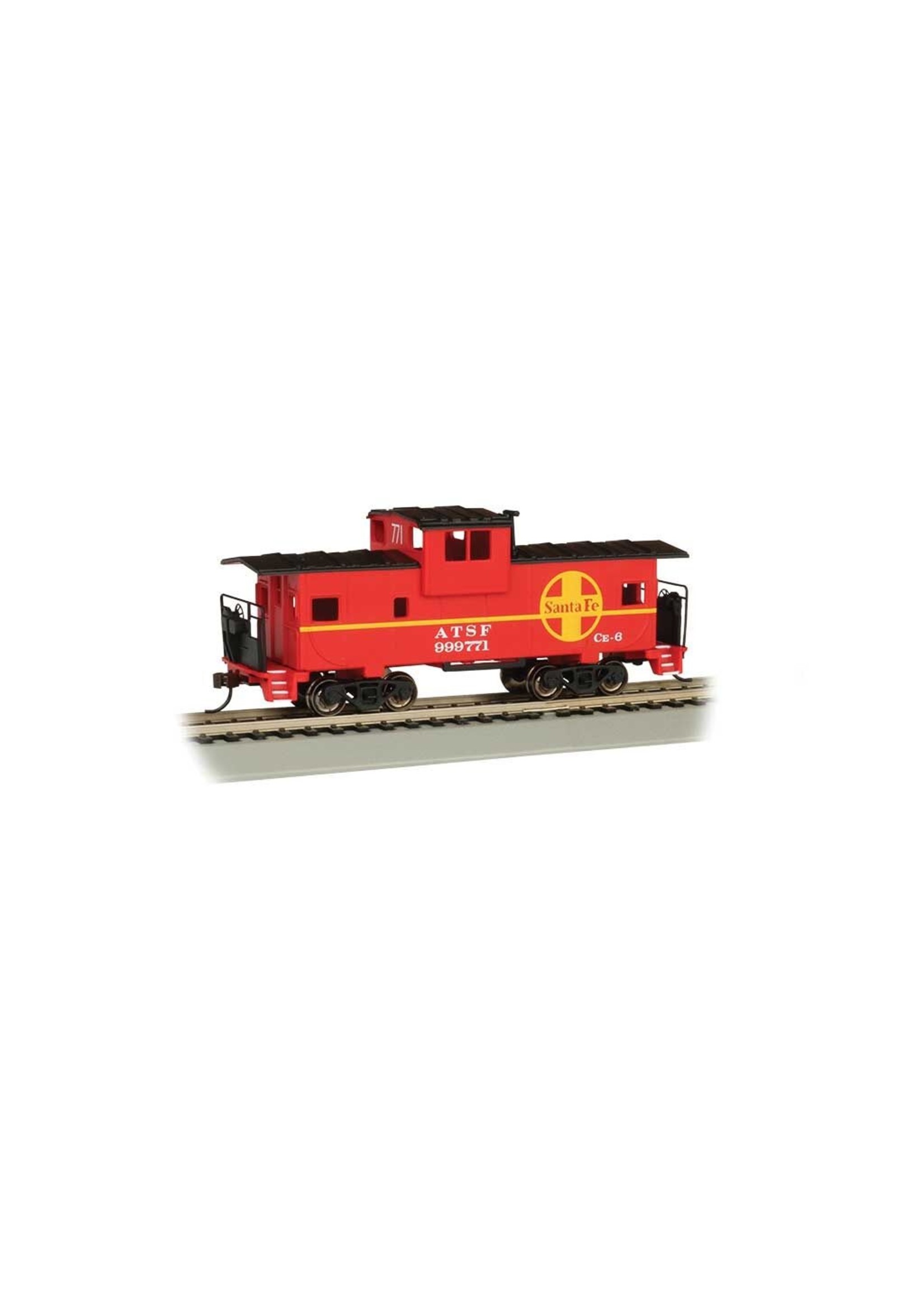 Bachmann 36' Wide Vision Caboose Santa Fe #999771- Red HO