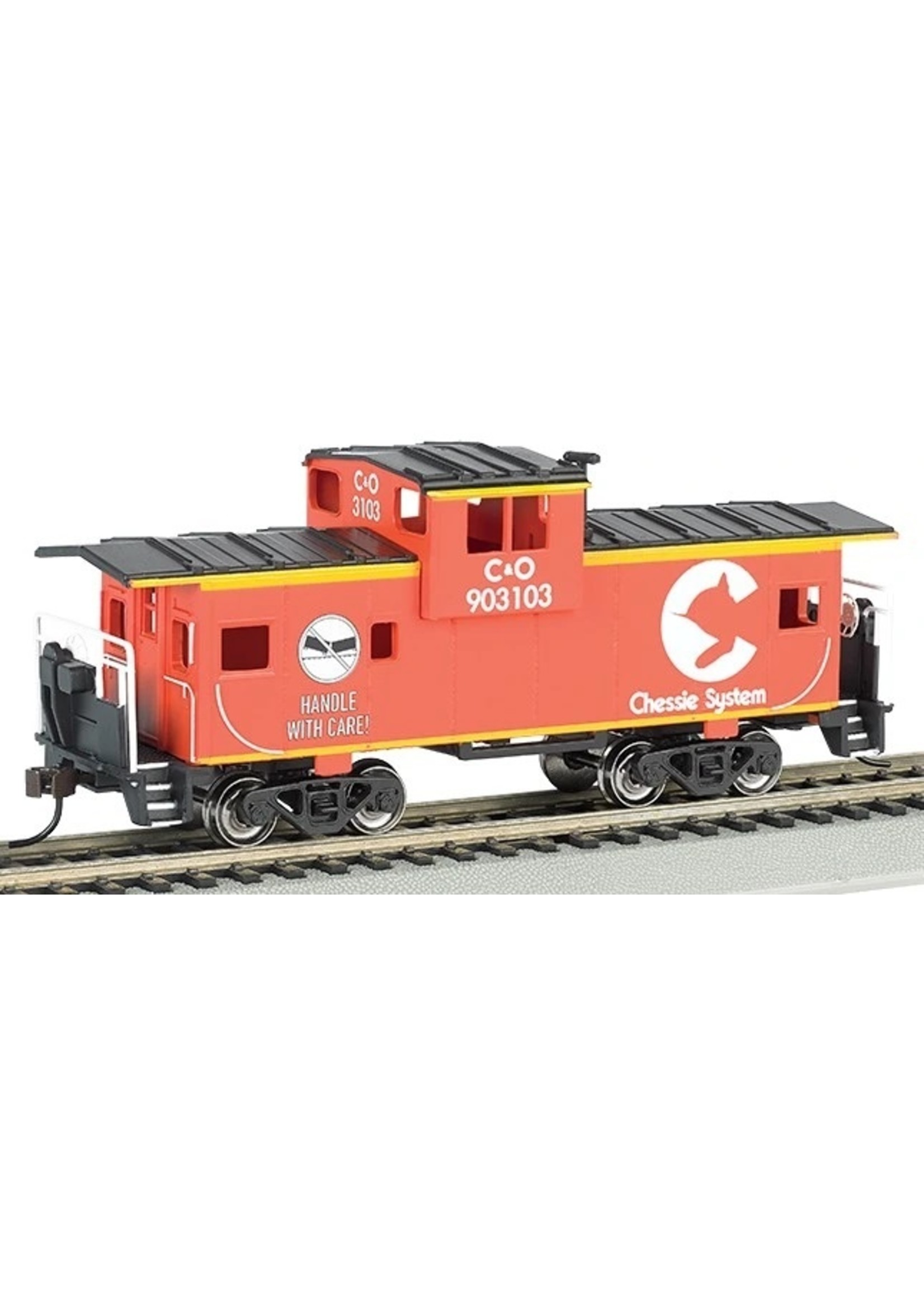 Bachmann 17726 - HO Chessie System 36' Wide-Vision Caboose