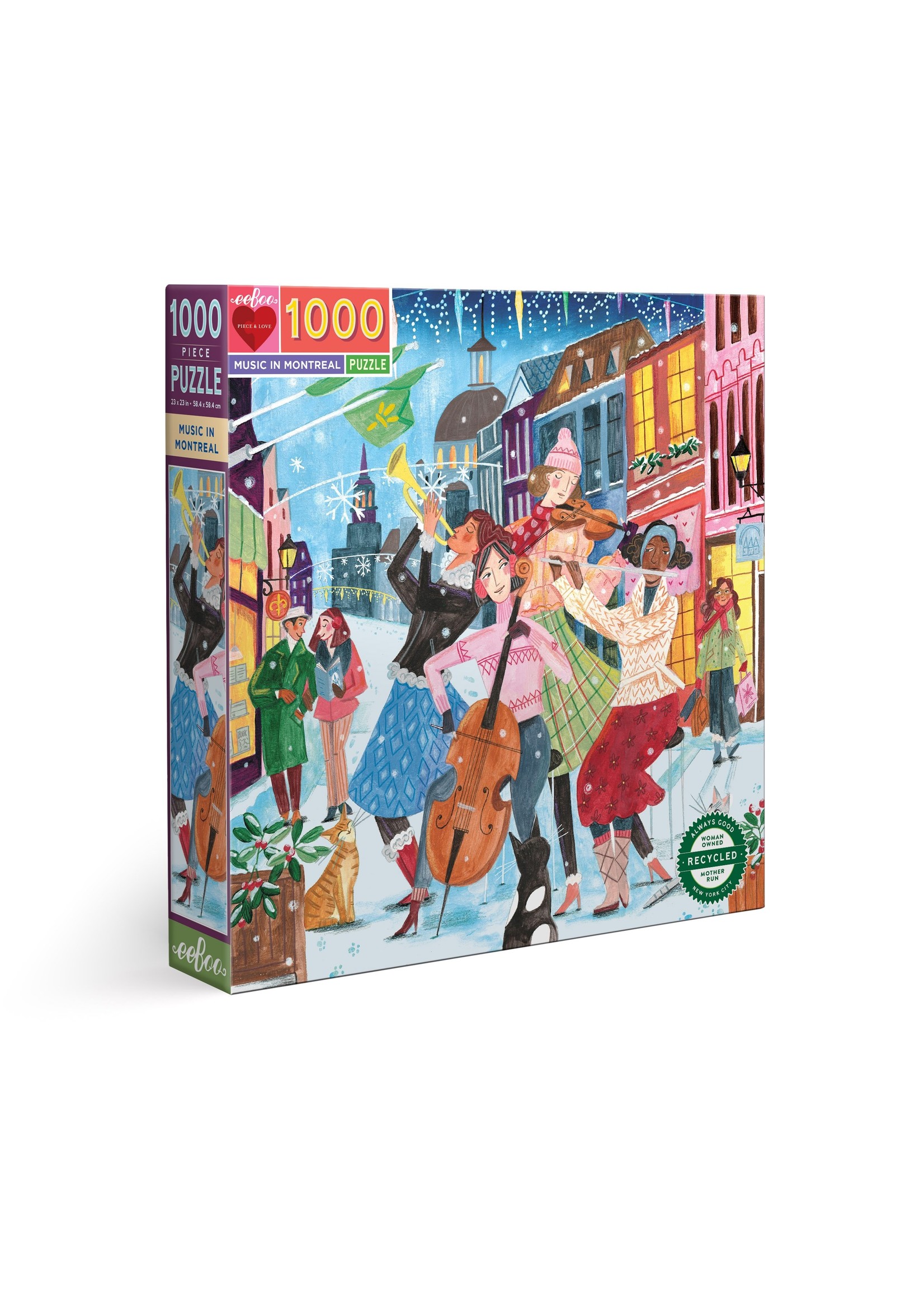 Eeboo Music In Montreal - 1000 Piece Puzzle
