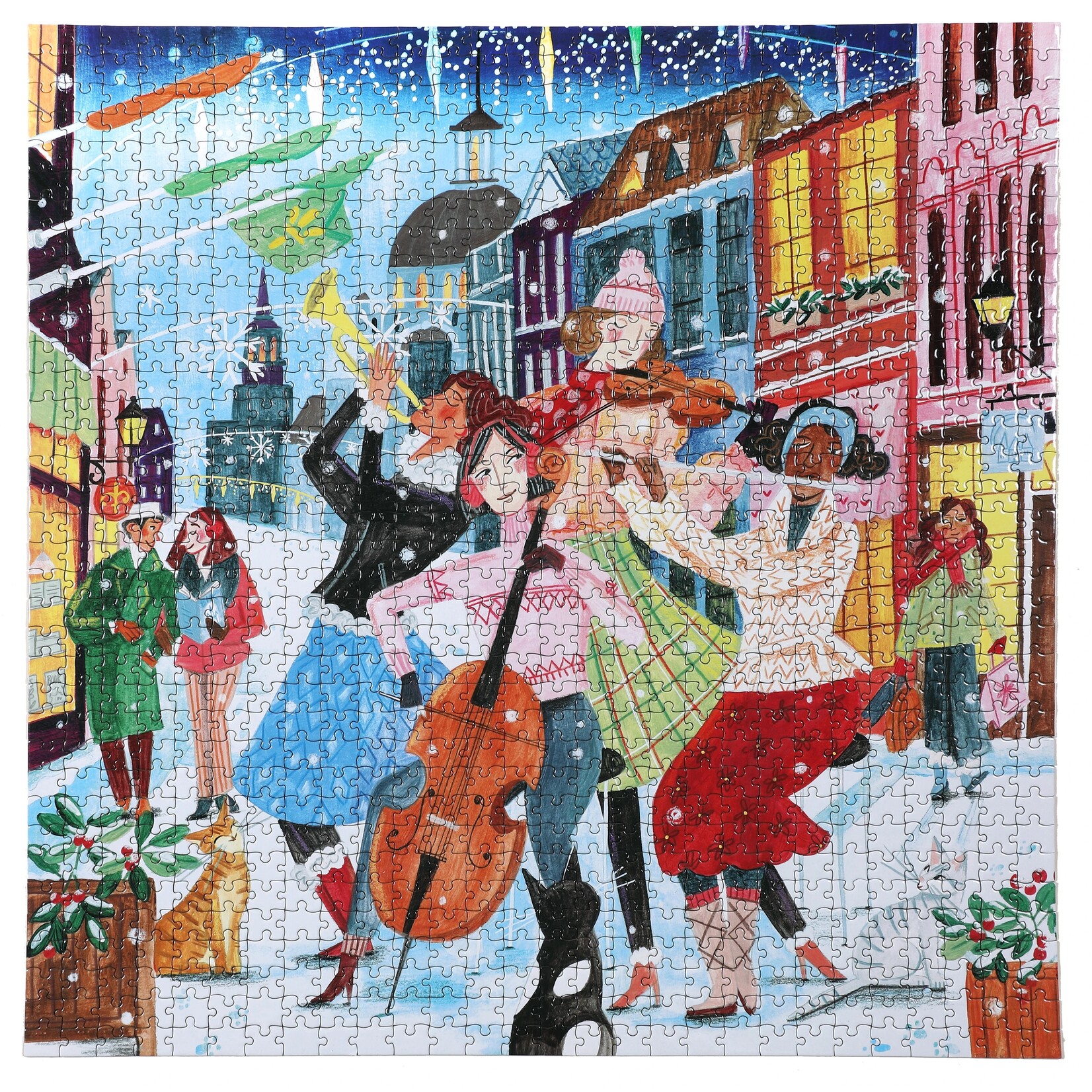 Eeboo Music In Montreal - 1000 Piece Puzzle