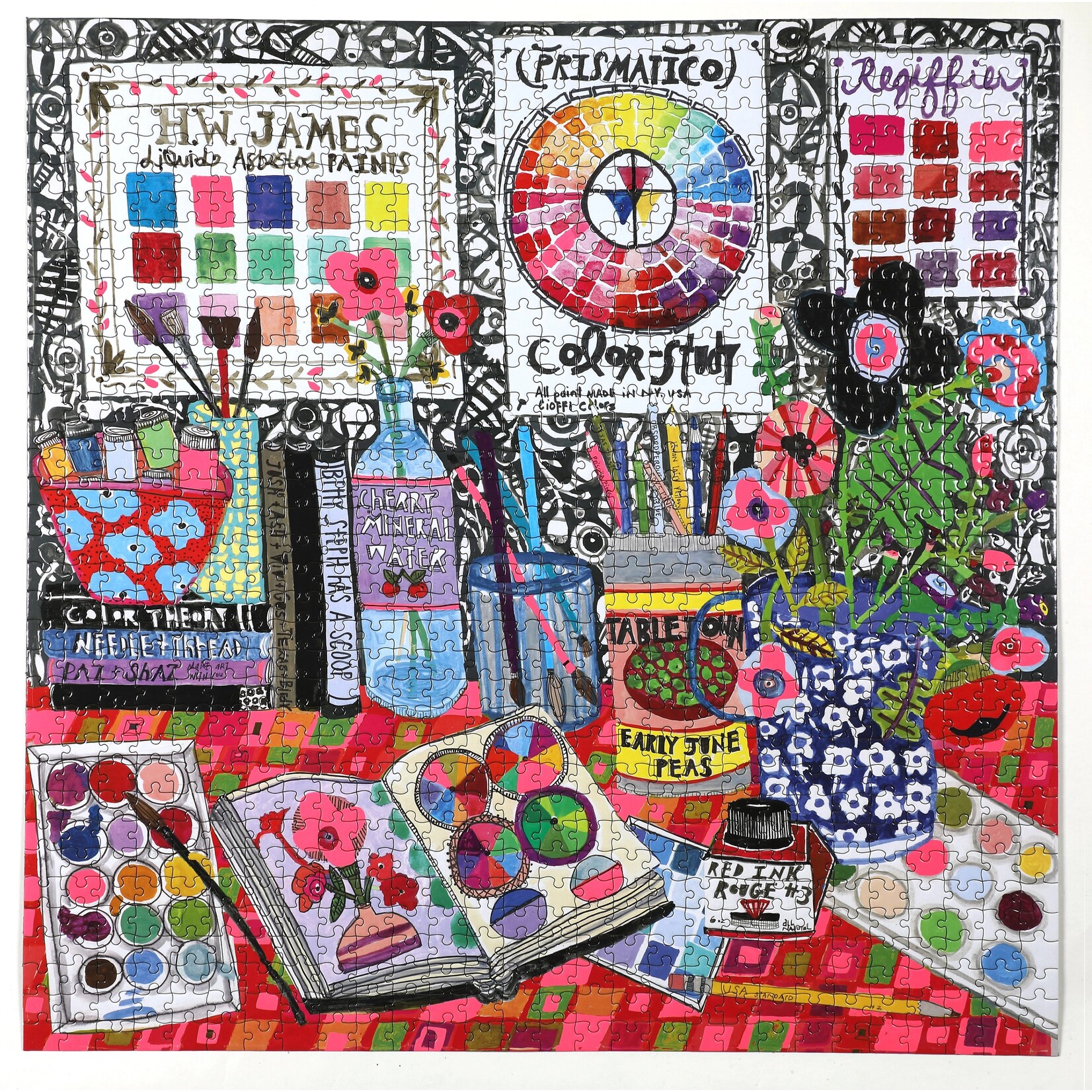 Eeboo Artist's Studio - 1000 Piece Puzzle