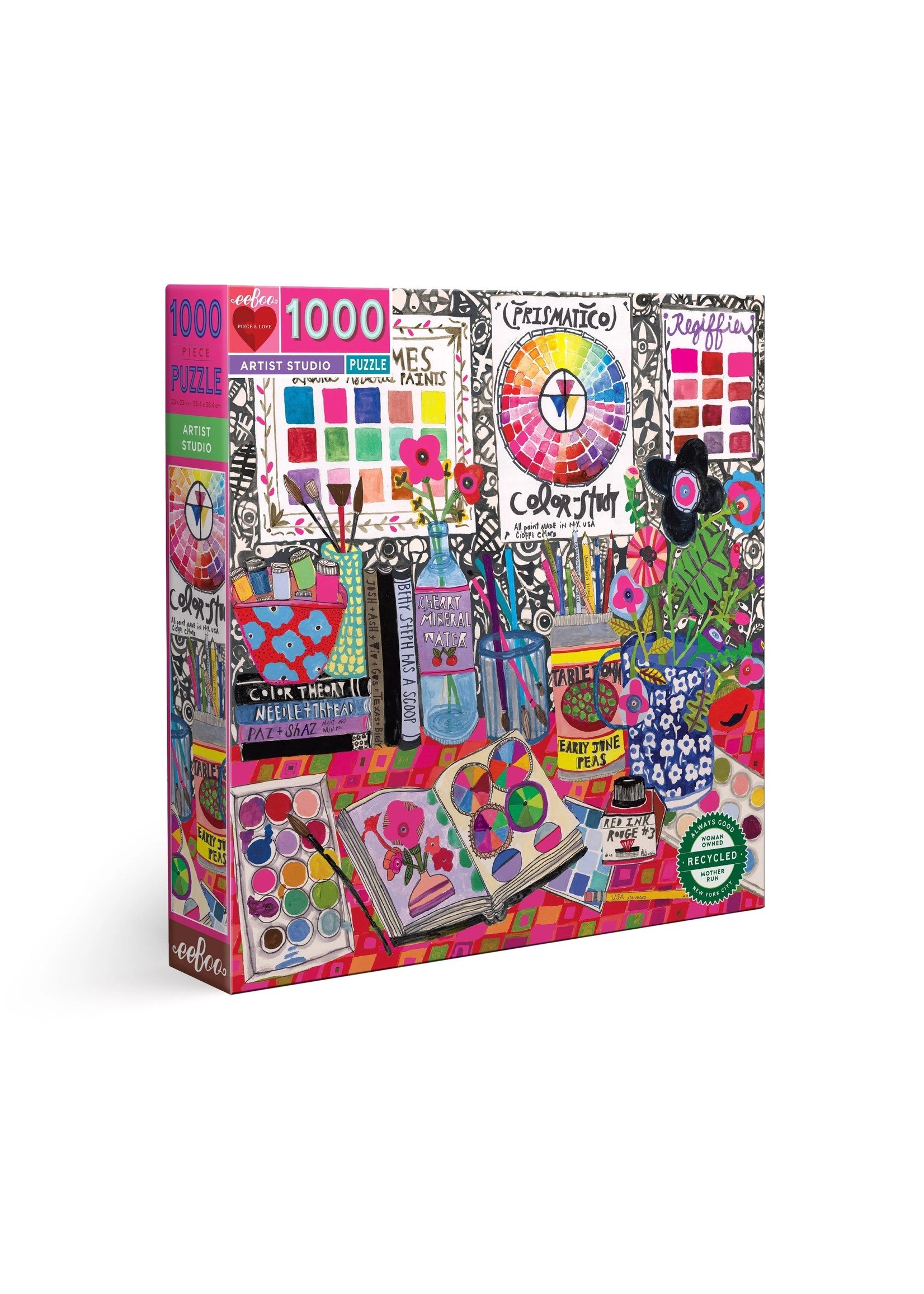 Eeboo Artist's Studio - 1000 Piece Puzzle