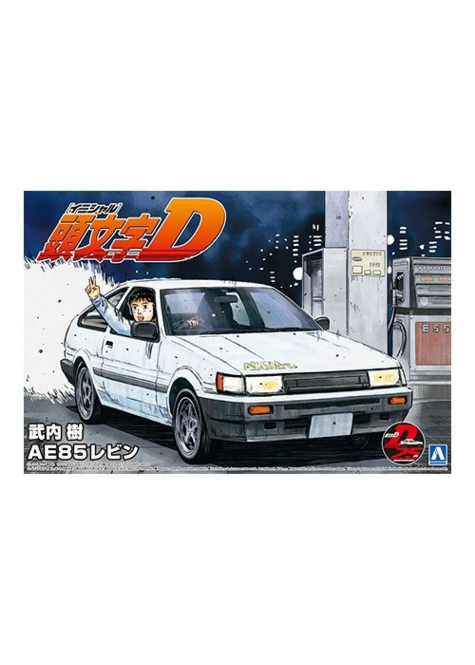 Aoshima Takeuchi Itsuki Toyota AE85 Levin "Initial D" 1/24