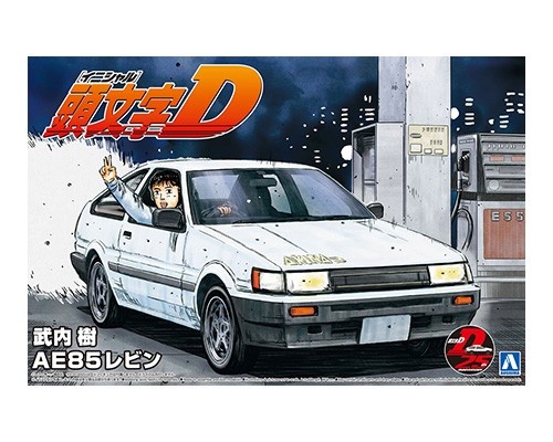 としあっちゃん① Aoshima 05963 - 1/24 Toyota AE85 Levin - Takeuchi Itsuki Plastic