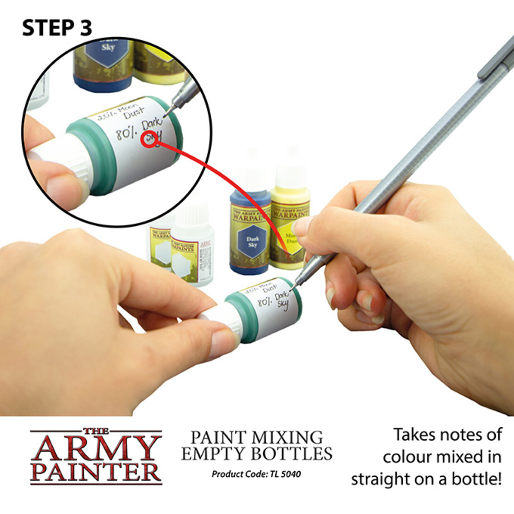 The Army Painter AMYTL5040 - Paint Mixing Empty Bottles