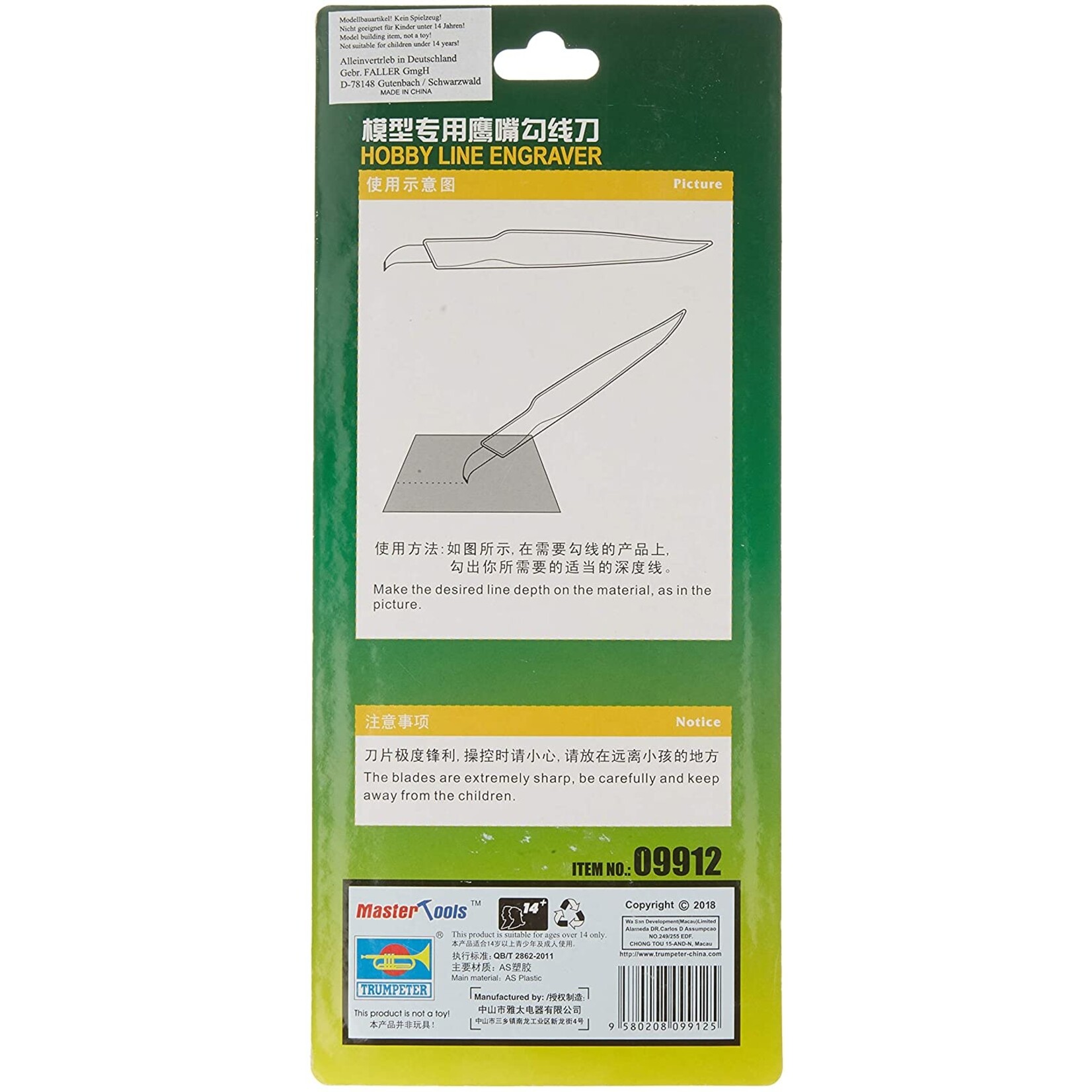 Master Tools 09912 - Panel Line Engraver Tool