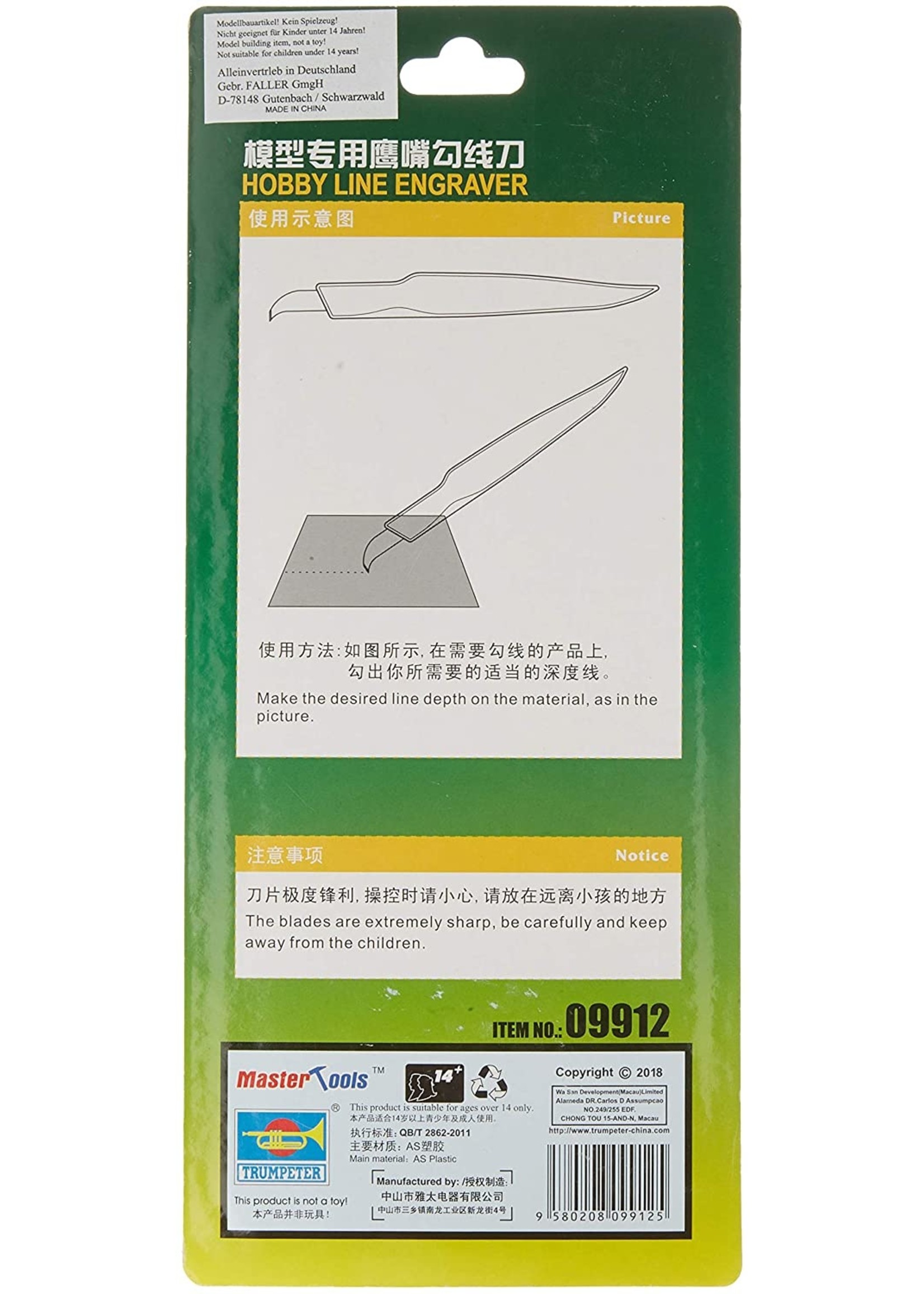Master Tools 09912 - Panel Line Engraver Tool