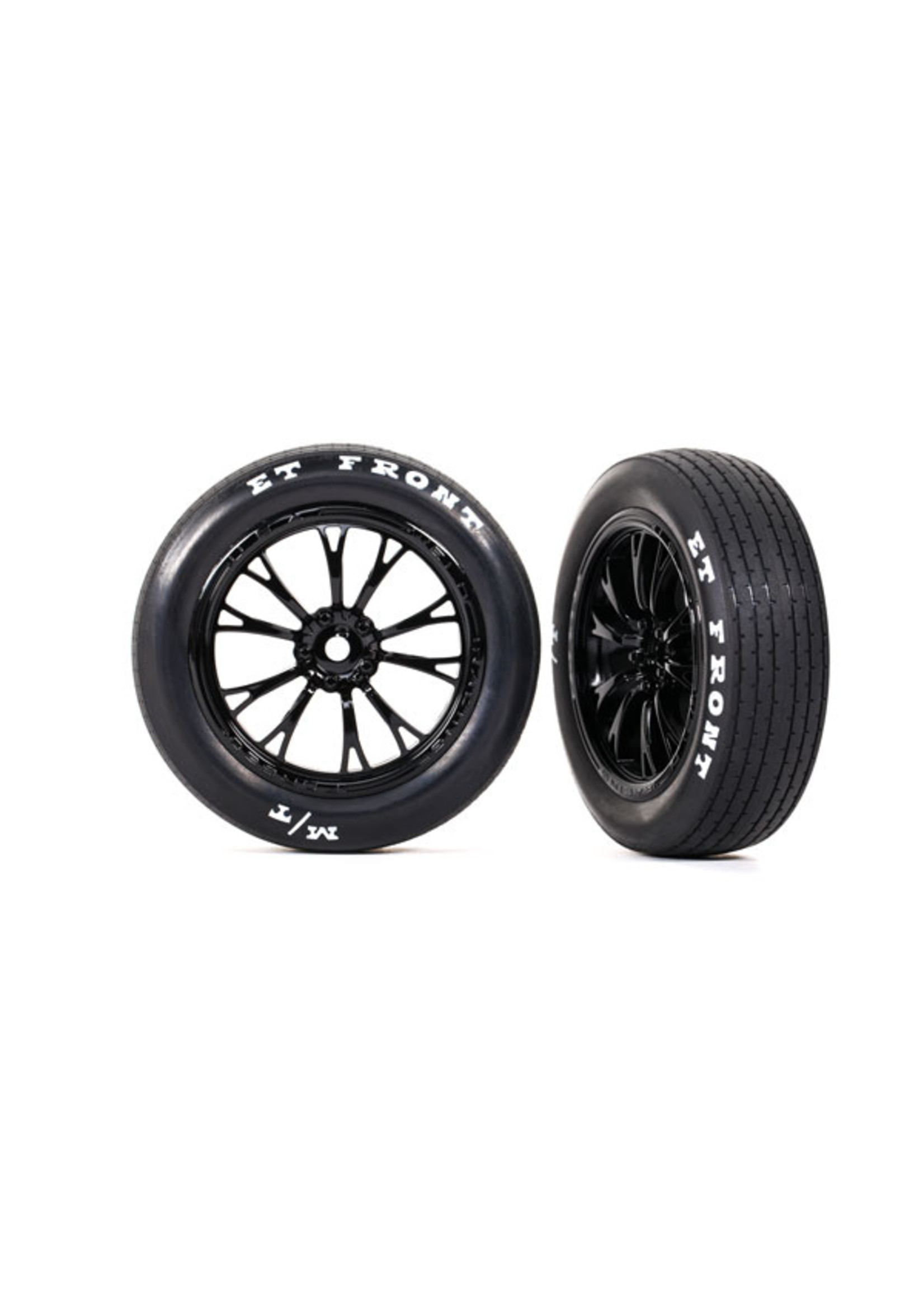 Traxxas 9474 - Weld Gloss Black Wheels, Tires