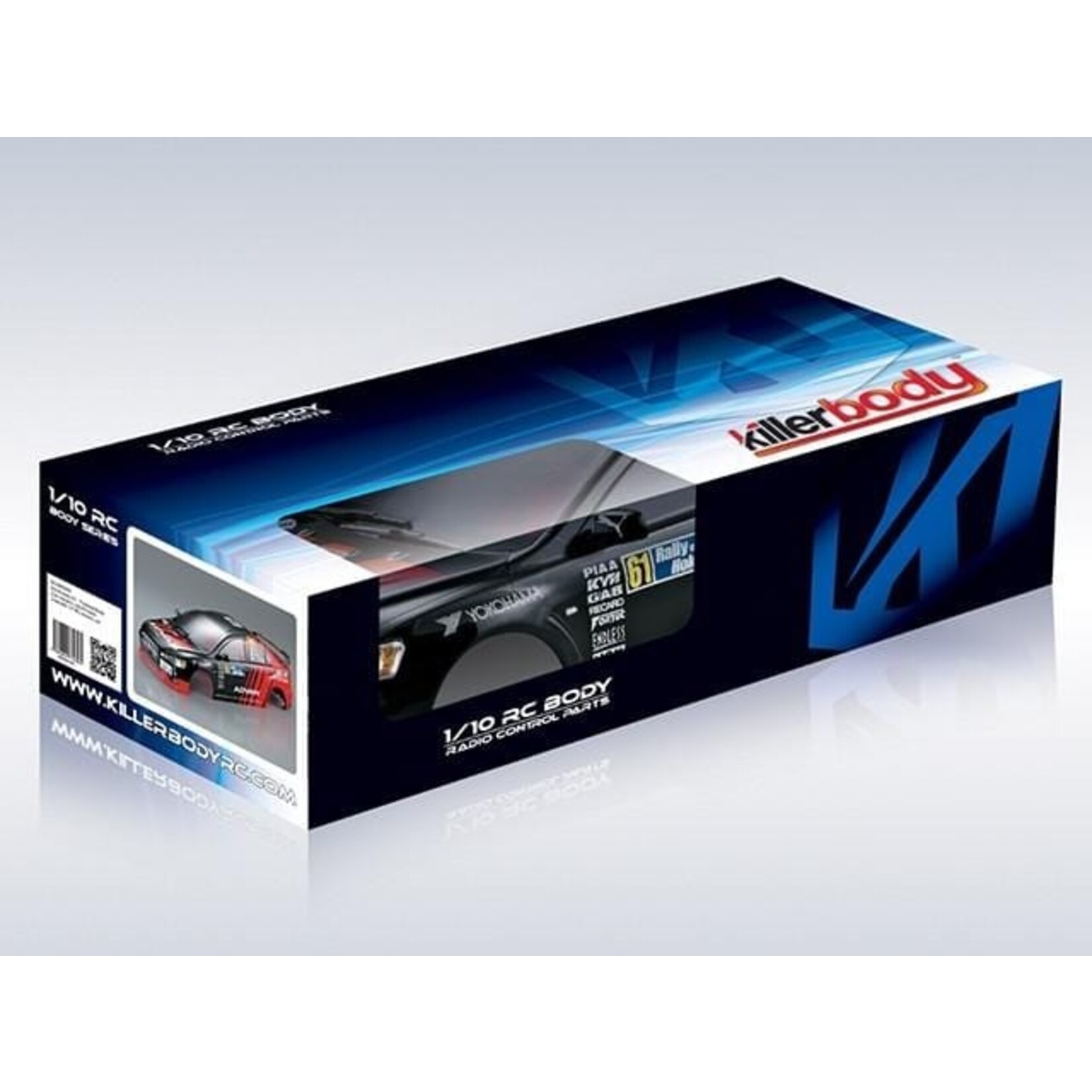 Killerbody 48002 - 1/10 Mitsubishi Lancer Evolution X Pre-Painted Rally Body