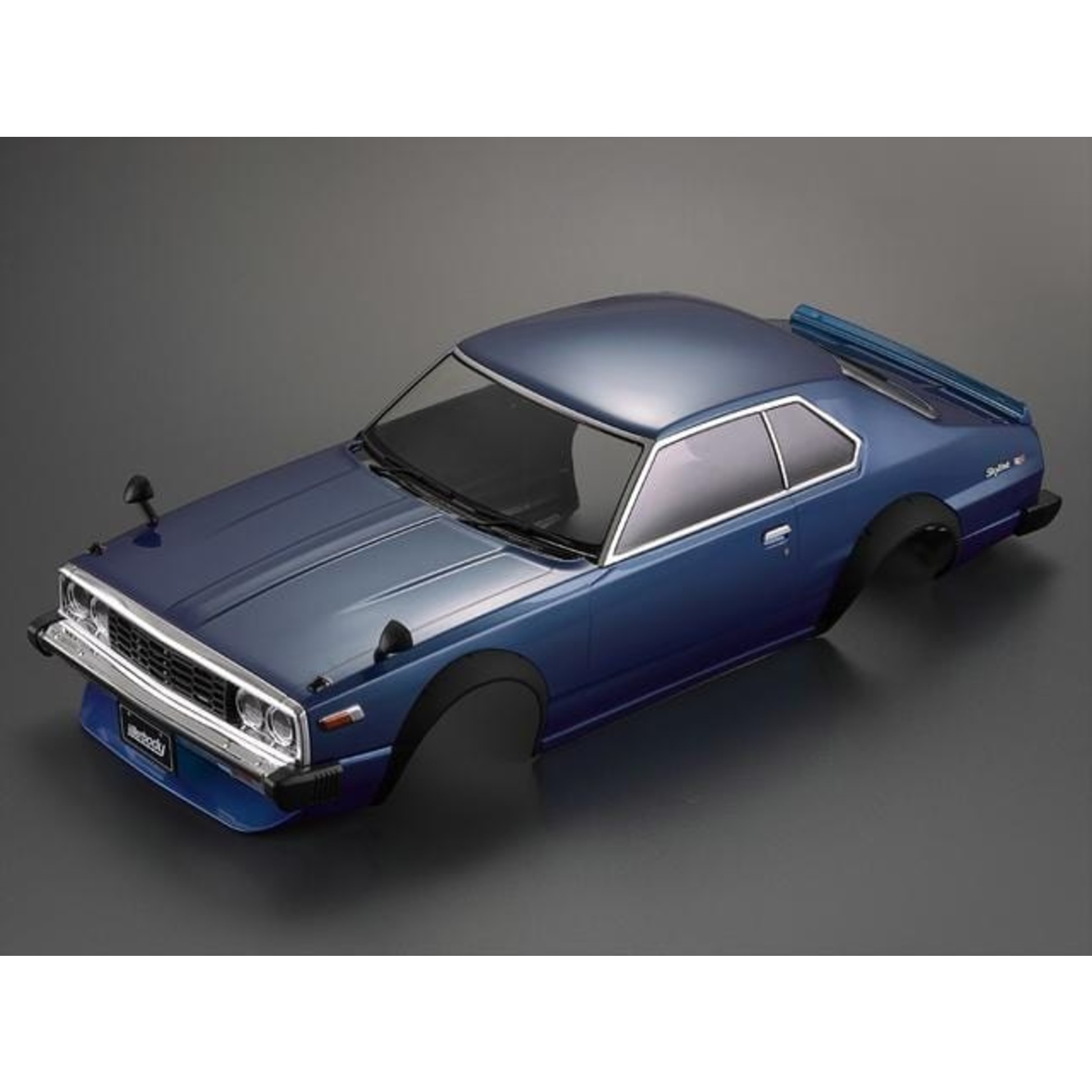Killerbody 48700 - 1/10 1977 Skyline 2000 GT-ES Pre-Painted Touring Car Body (Blue)