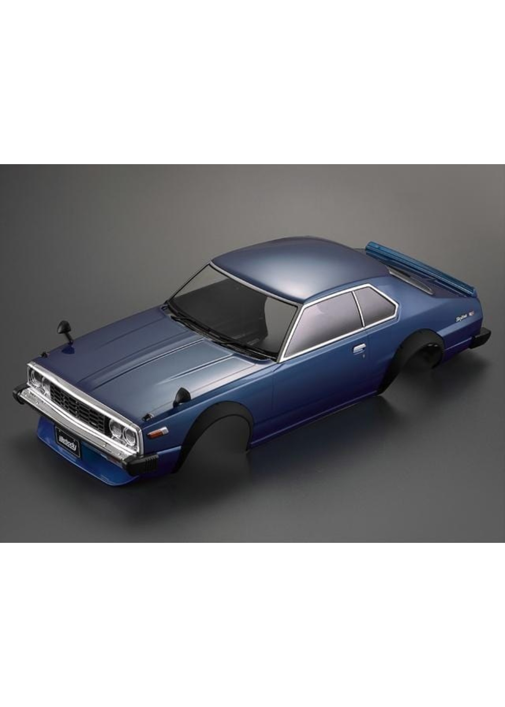 Killerbody 48700 - 1/10 1977 Skyline 2000 GT-ES Pre-Painted Touring Car Body (Blue)