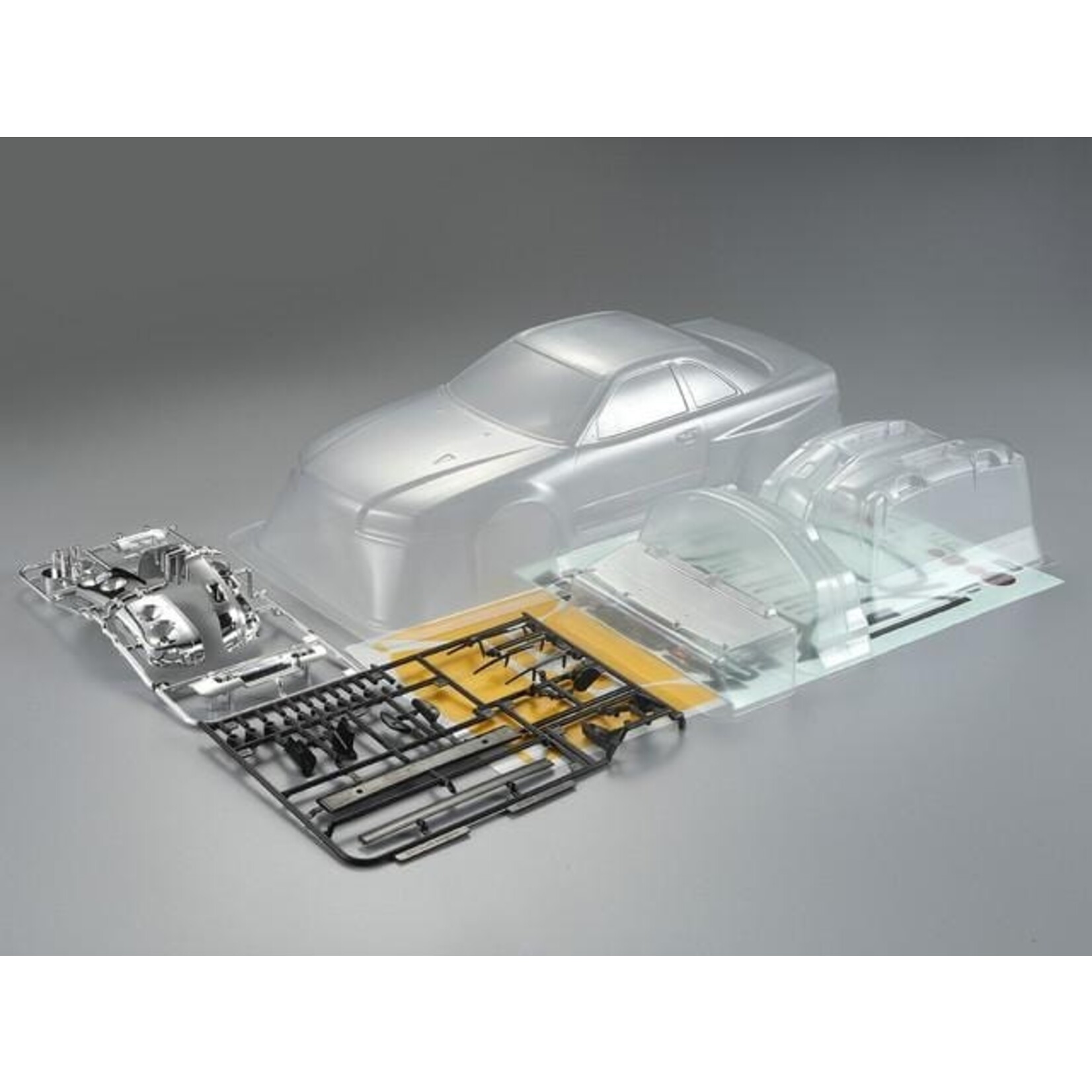 Killerbody 48626 - 1/10 Killerbody Nissan Skyline R34 Touring Car Body Kit (Clear)
