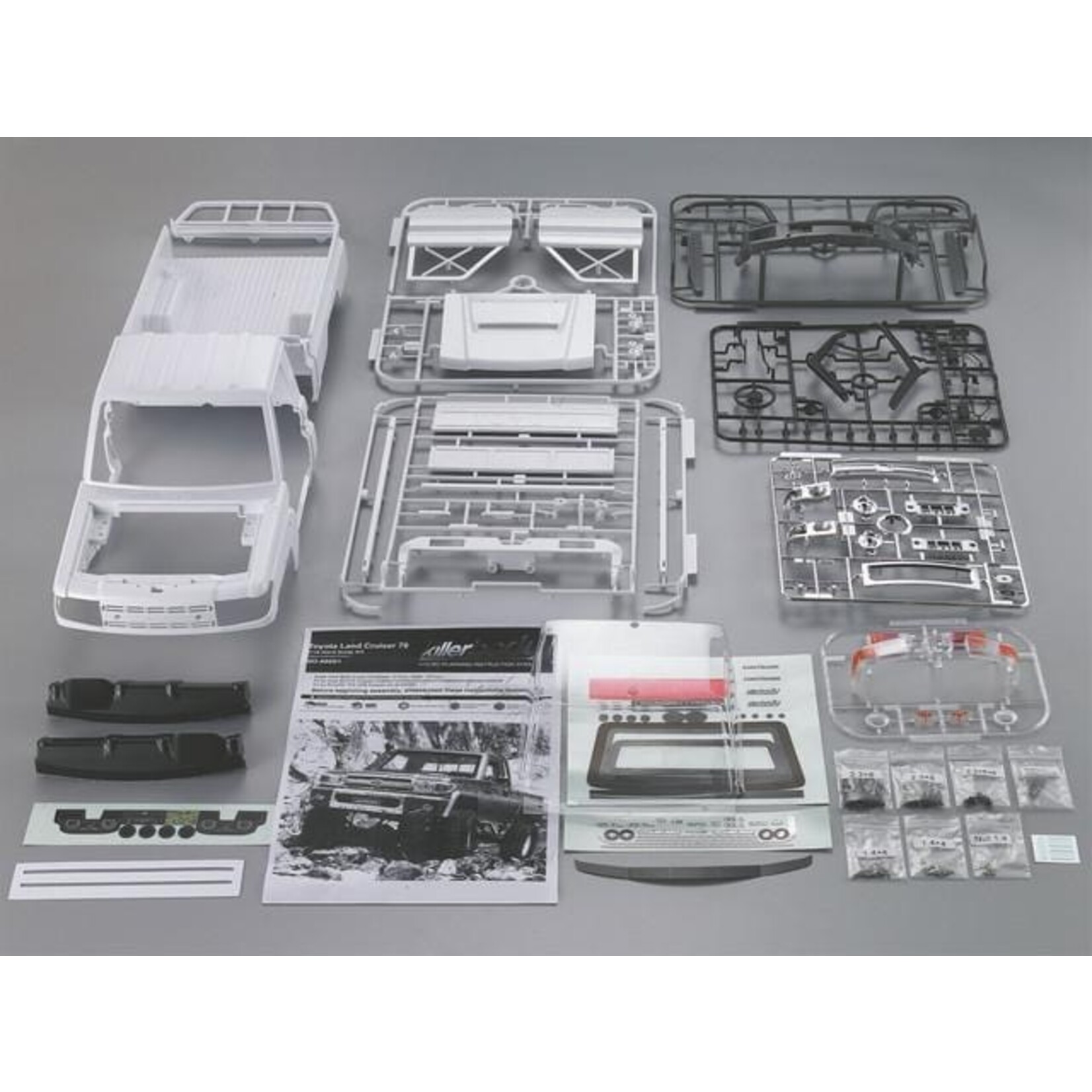 Killerbody 48601 - 1/10 Toyota Land Cruiser LC70 Rock Crawler Hard Body Kit (313mm Wheelbase)