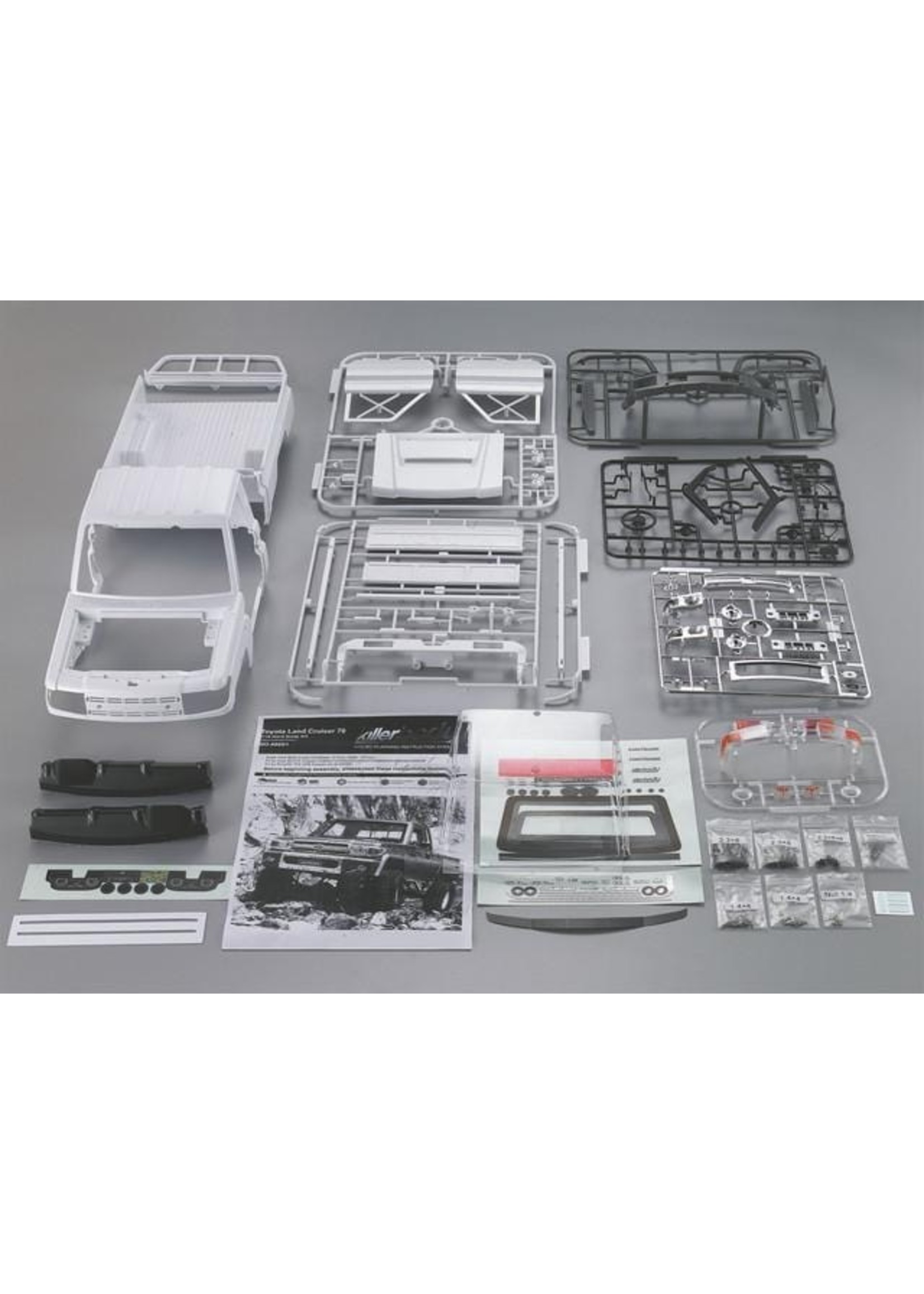 Killerbody 48601 - 1/10 Toyota Land Cruiser LC70 Rock Crawler Hard Body Kit (313mm Wheelbase)